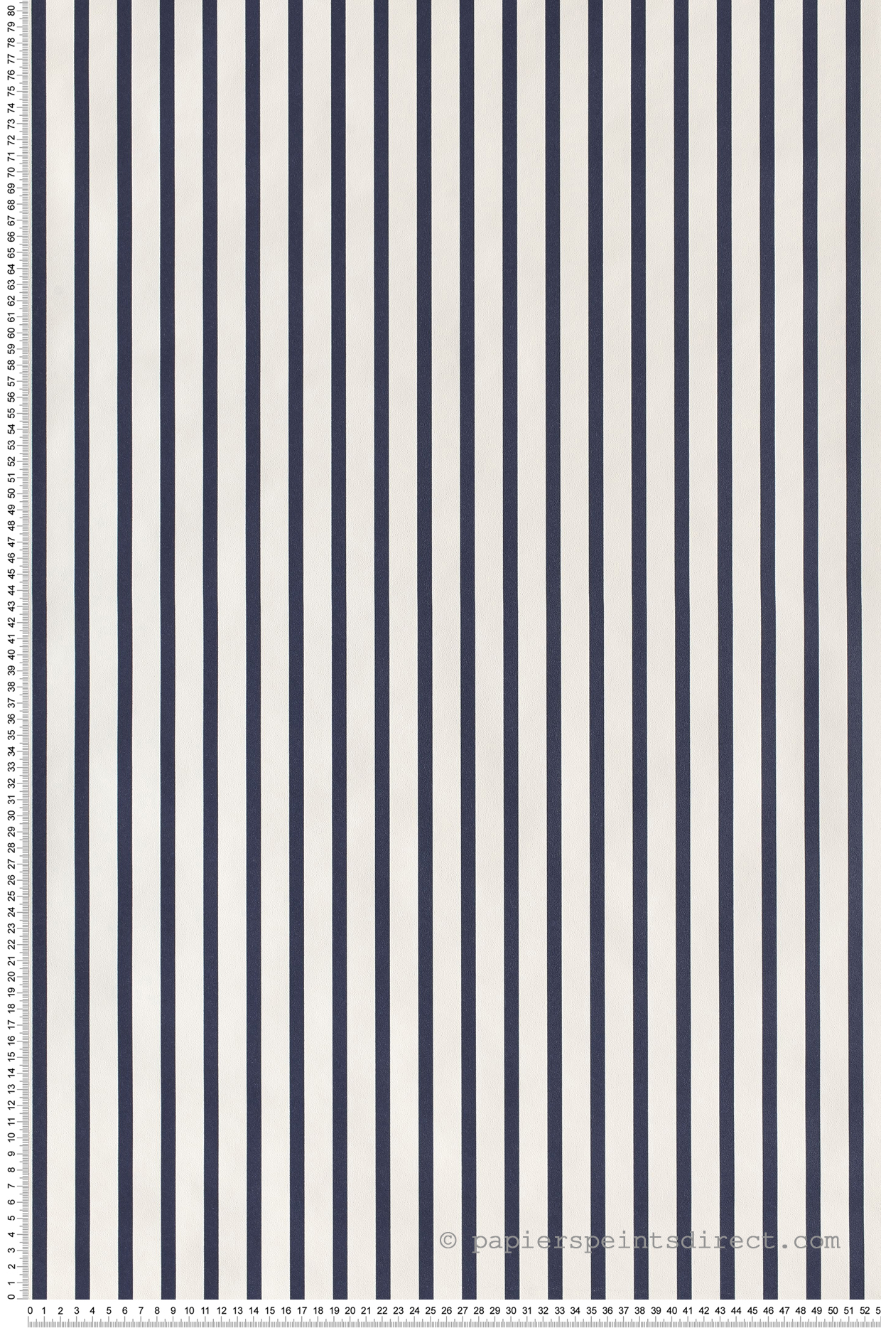 Papier Peint Rayure marinière bleu foncé - Jeux de rayures 2 de Lutèce  | Réf. LTC-G67535