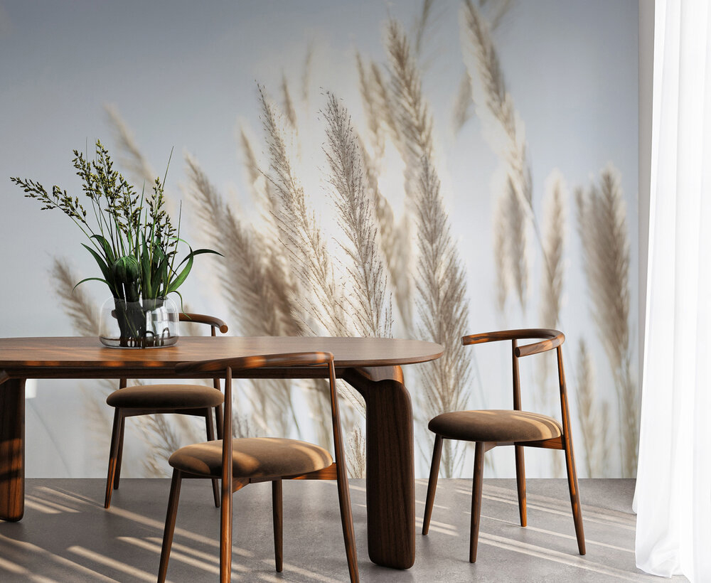 Papier peint panoramique Pampas Ciel bleu - Wall Love d'A.S. Création | Réf. DD129604