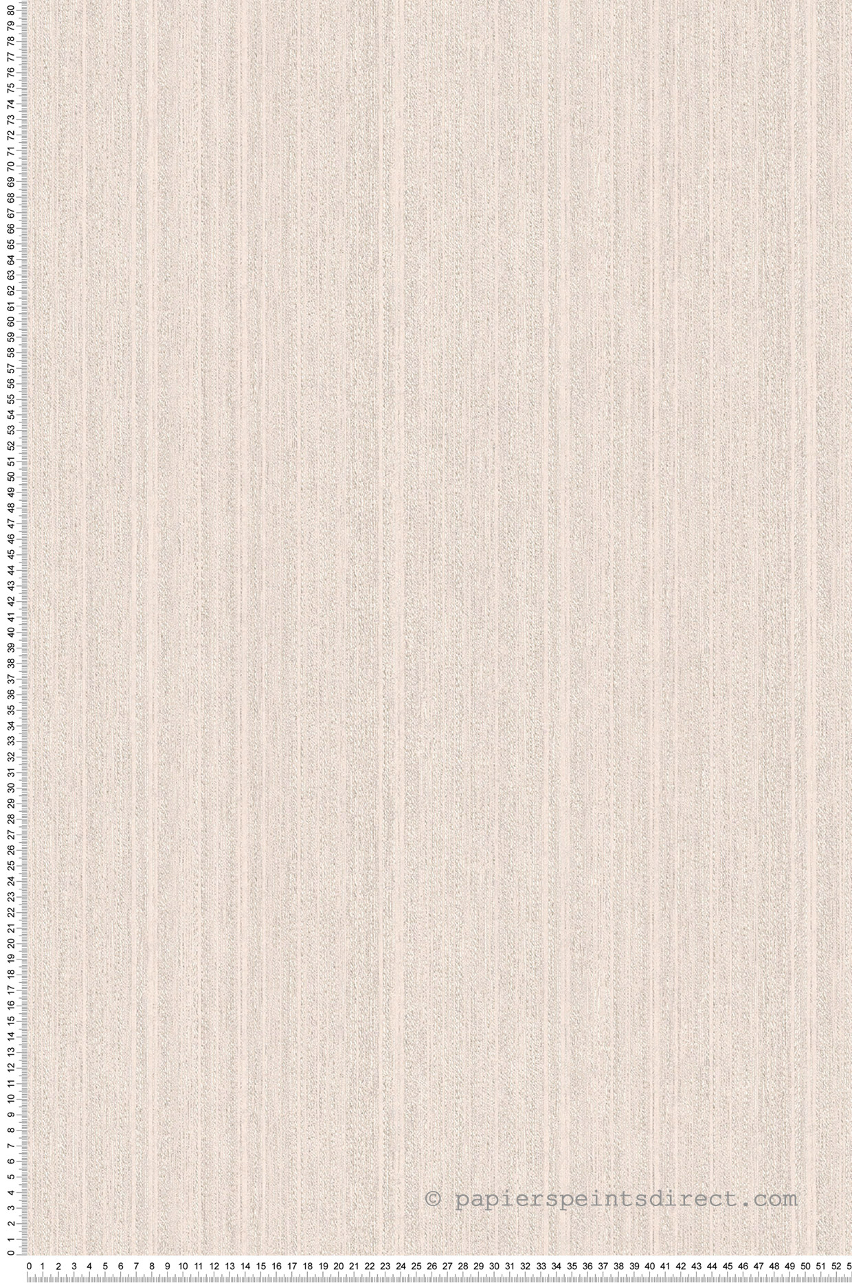 Papier peint Faux Uni Fil à Fil lin rosé - Herbier de Montecolino | Réf. MC-HE27221