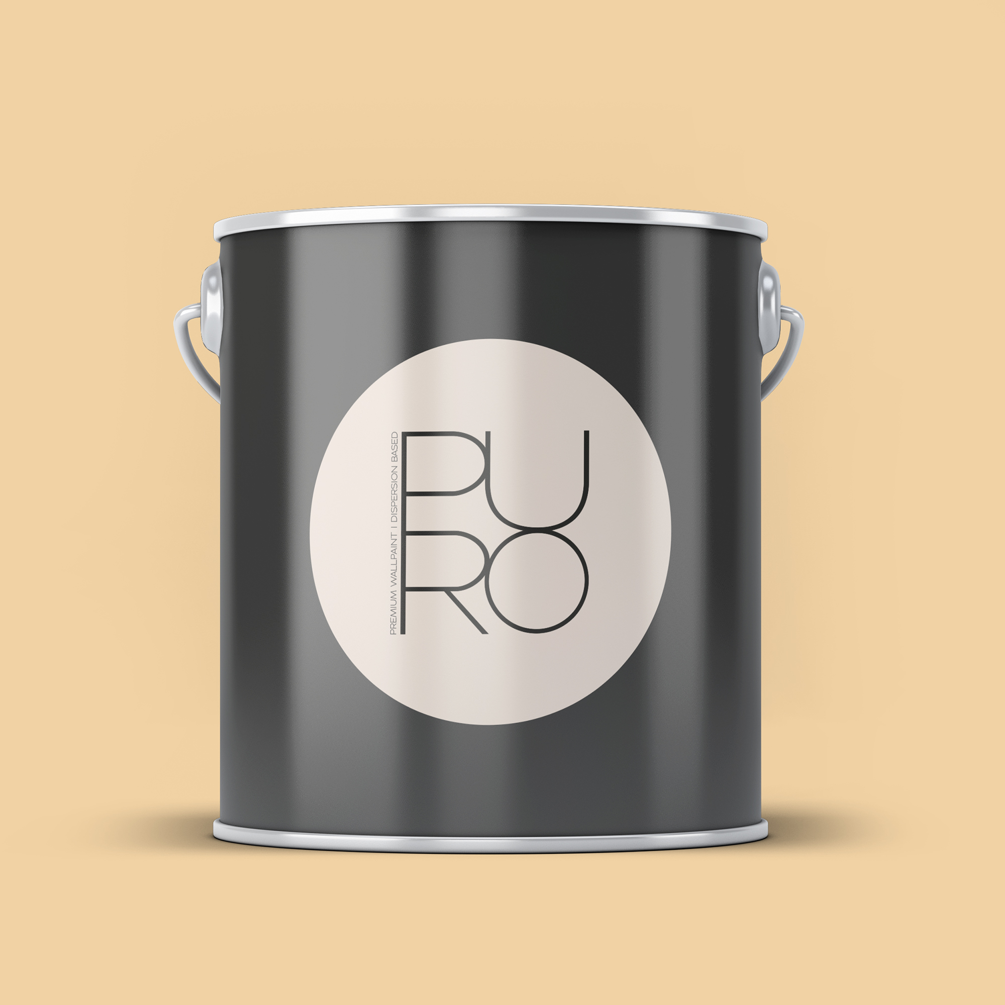 Image d'un pot de 5 litres de peinture Puro beige smooth saffron - c8010