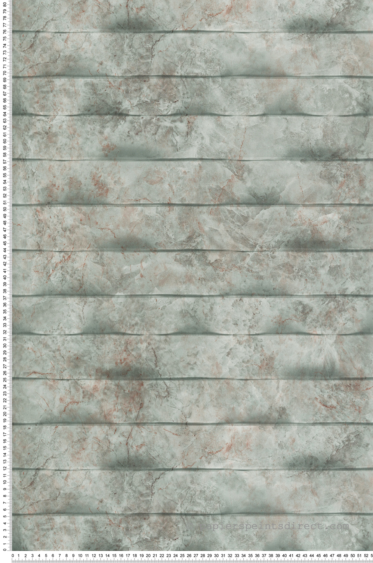 Papier peint Rayure Marbre vert - Brut d'Ugépa | Réf. UGP-M79904