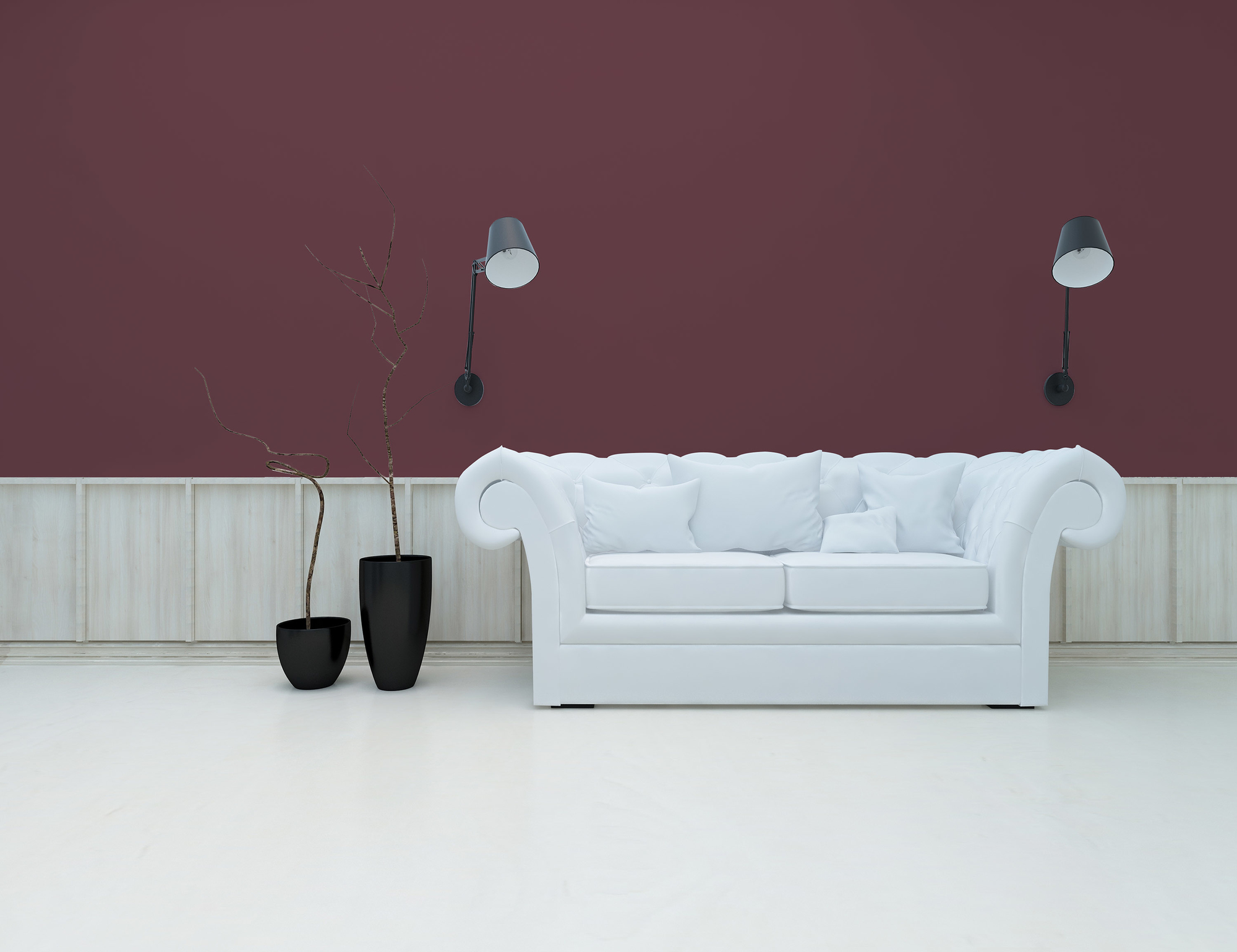 Image d'un pot de 1 litre de peinture Puro rouge lovely rose  - c2013