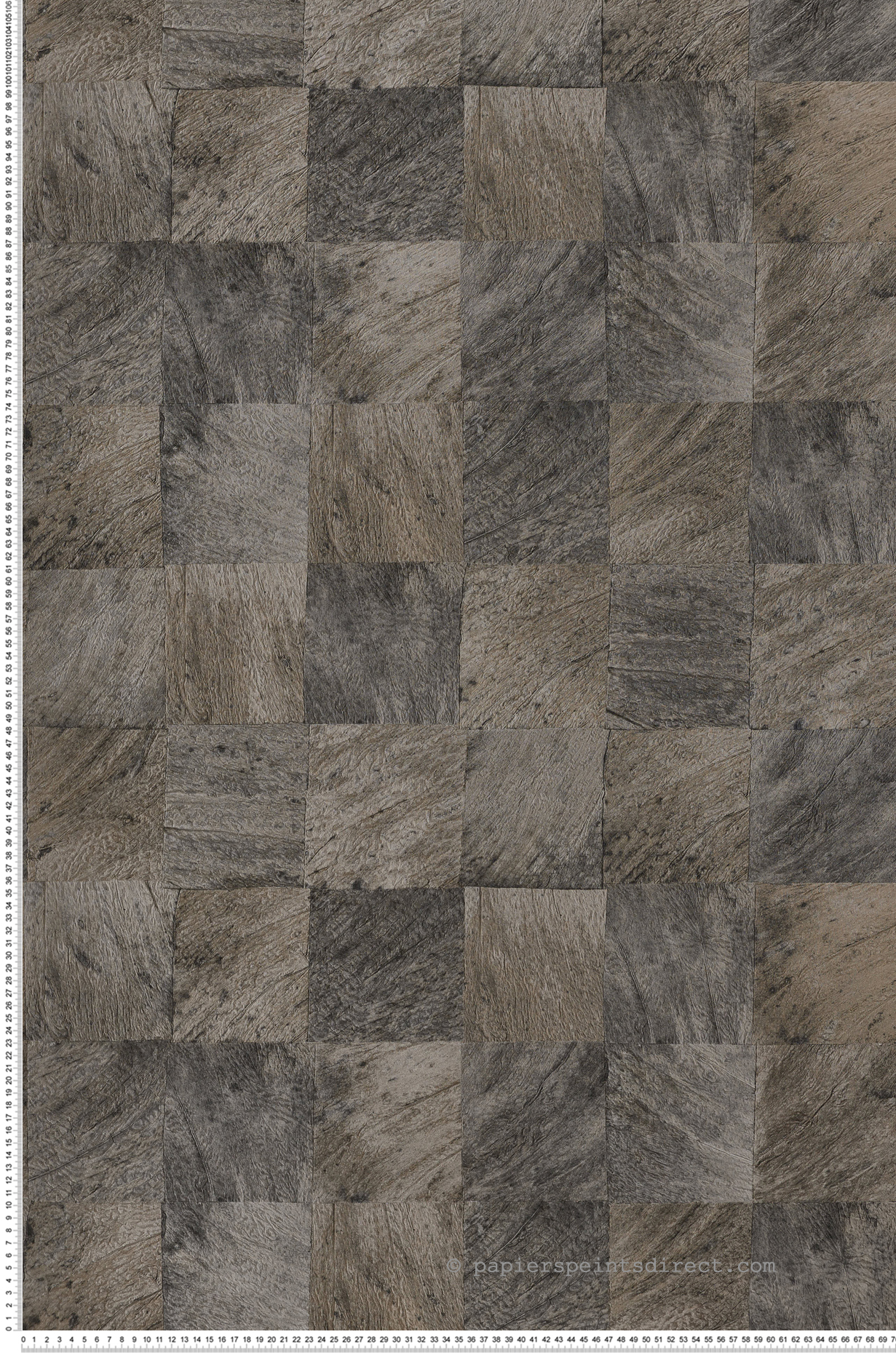 Papier peint Bois Abale charbon - Karabane de Casamance | Réf. CAS-75173470