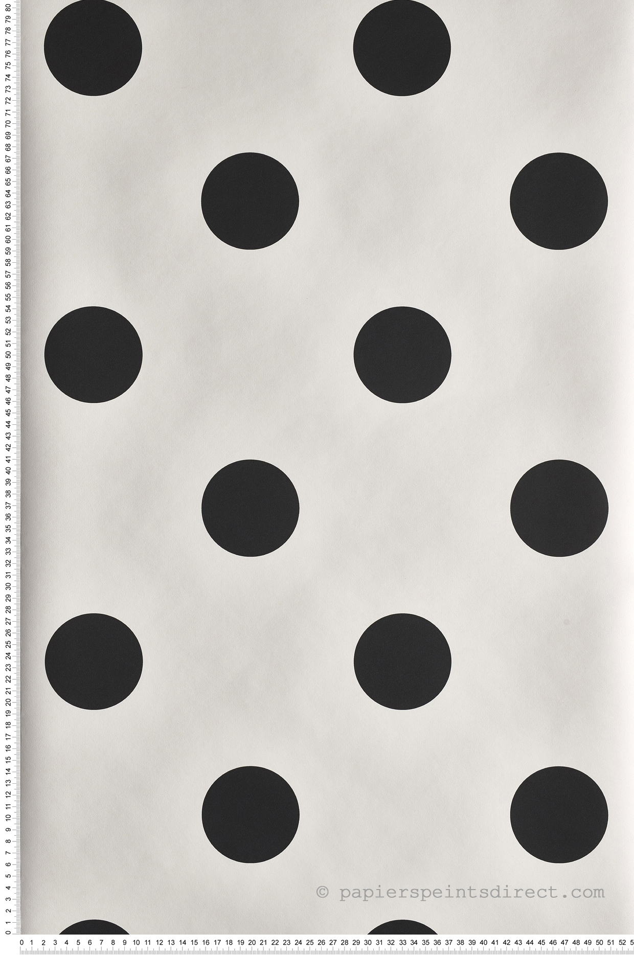 Papier peint Gros pois Fullmoons noir et blanc - Moonlight de Casélio | Réf. MLG101209007