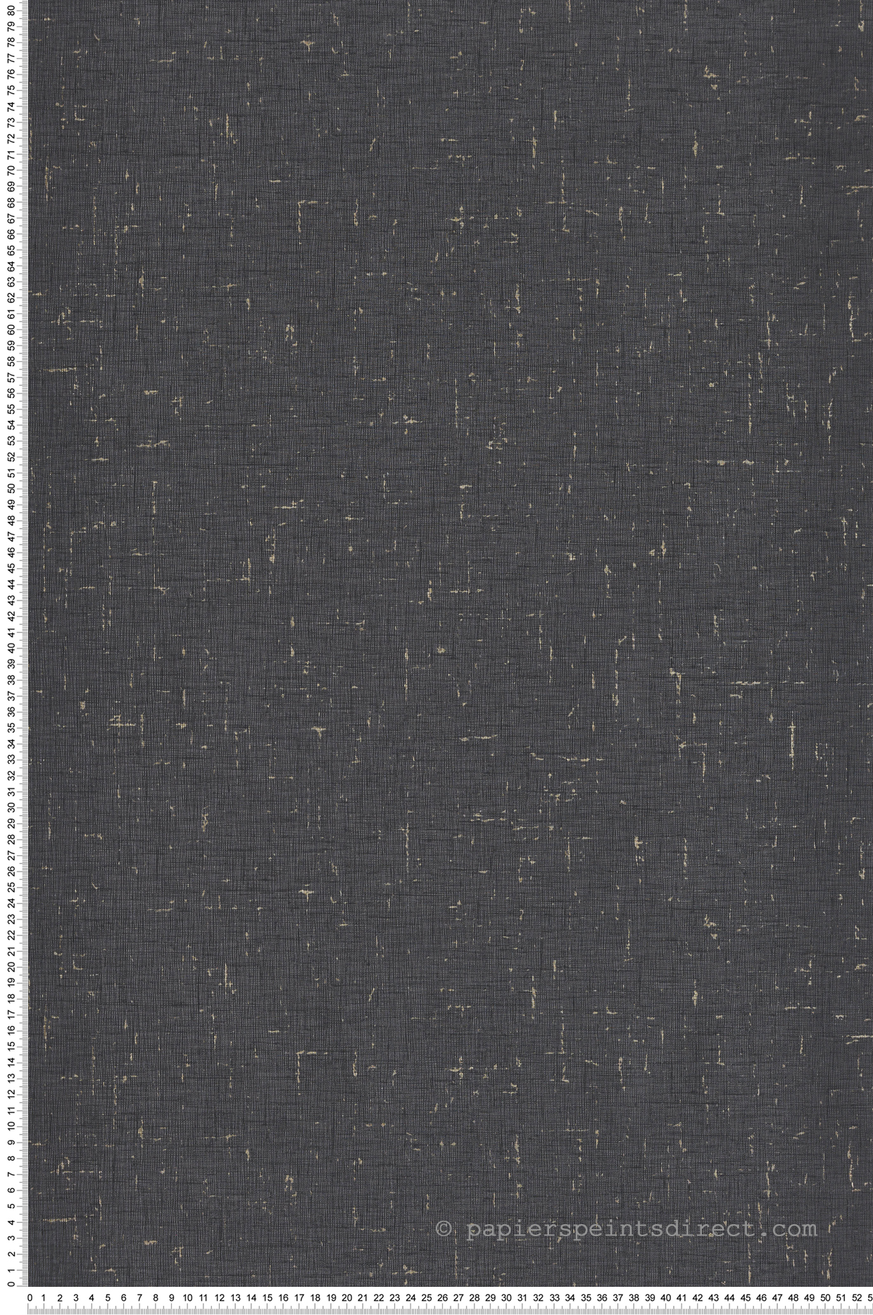 Papier peint Uni Gaze Coton Métal noir doré - Moonlight 2 de Casélio AMB | Réf. MLGT103779265