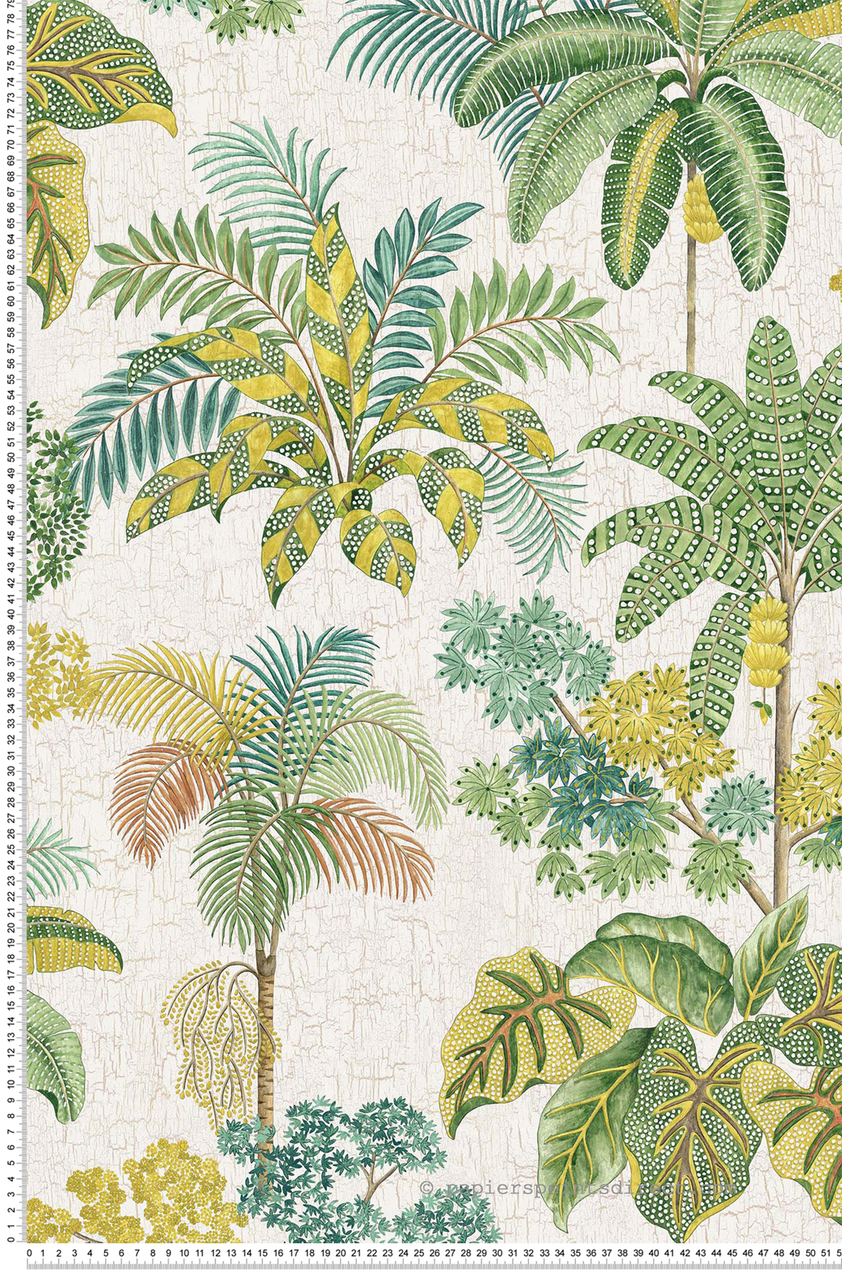 Papier peint Nature Malabar Apple Green - Empyrea d'Osborne & Little | Réf. OSB-W7616-01