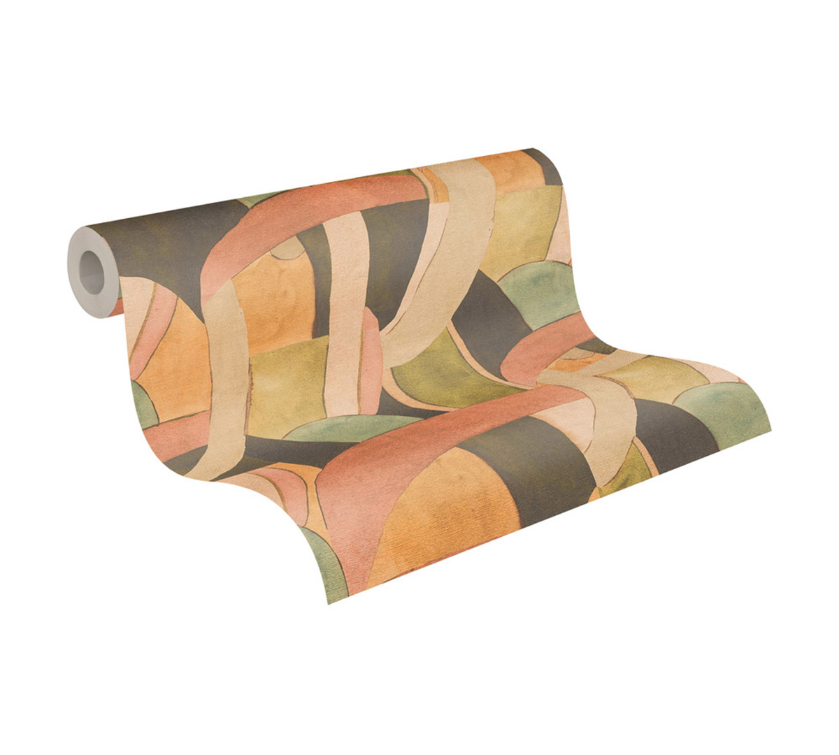 Papier peint Géométrie Contemporaine ocre - Anna D'Andrea d'A.S. Création AMB5| Réf. AS-782143