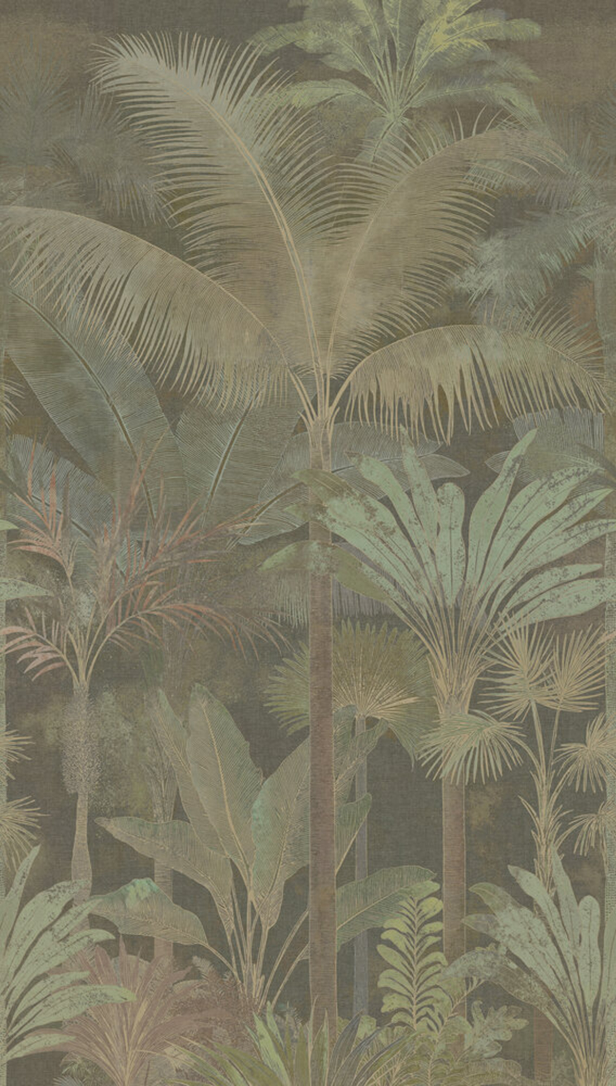 Papier peint panoramique Jungle Palmier vert - Cuba 2 d'A.S. Création | Réf. AS-761903