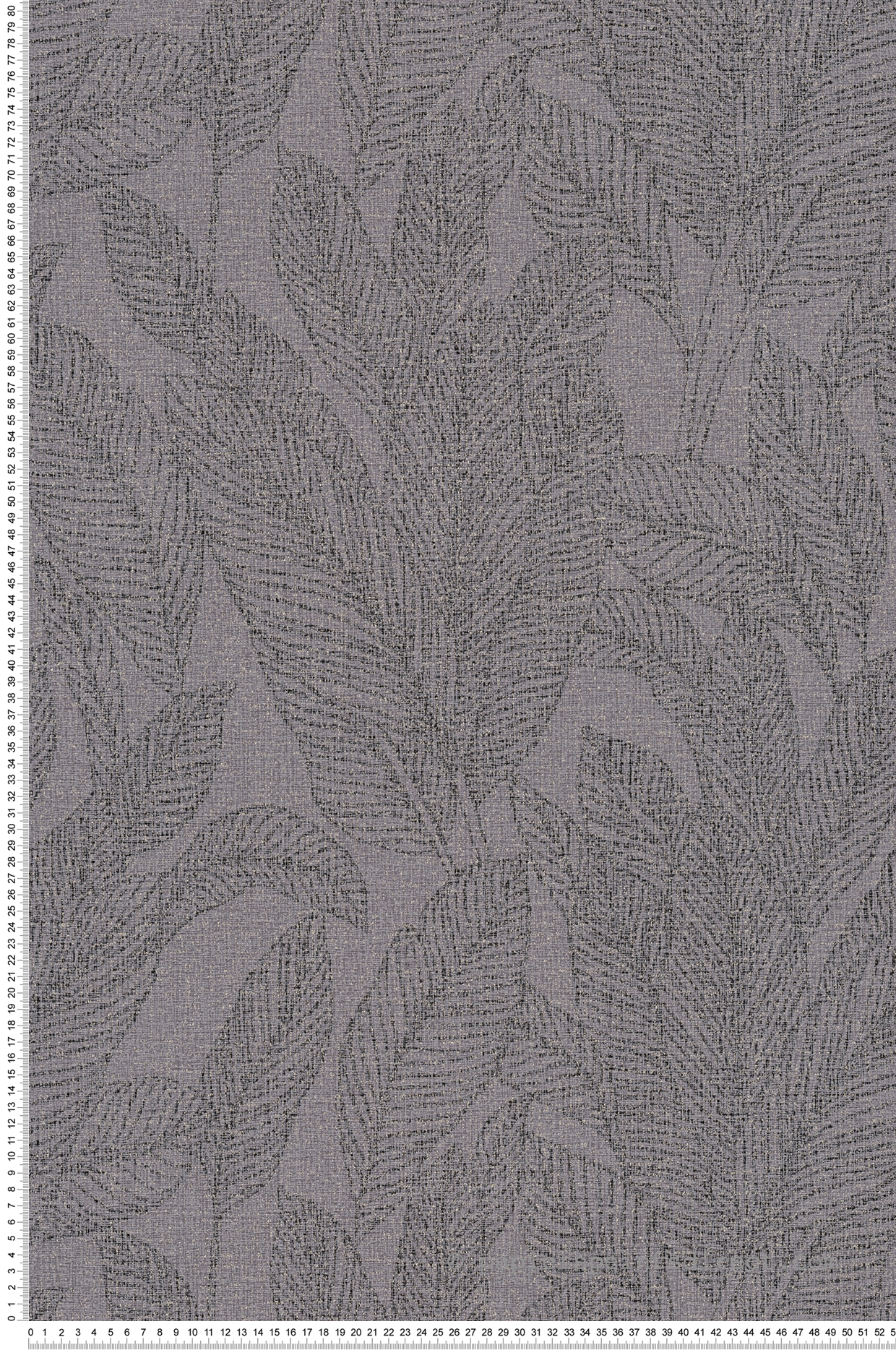 Papier peint Feuille Golden Fern gris éléphant doré - Cosmoliving d'A.S. Création | Réf. AS-790645