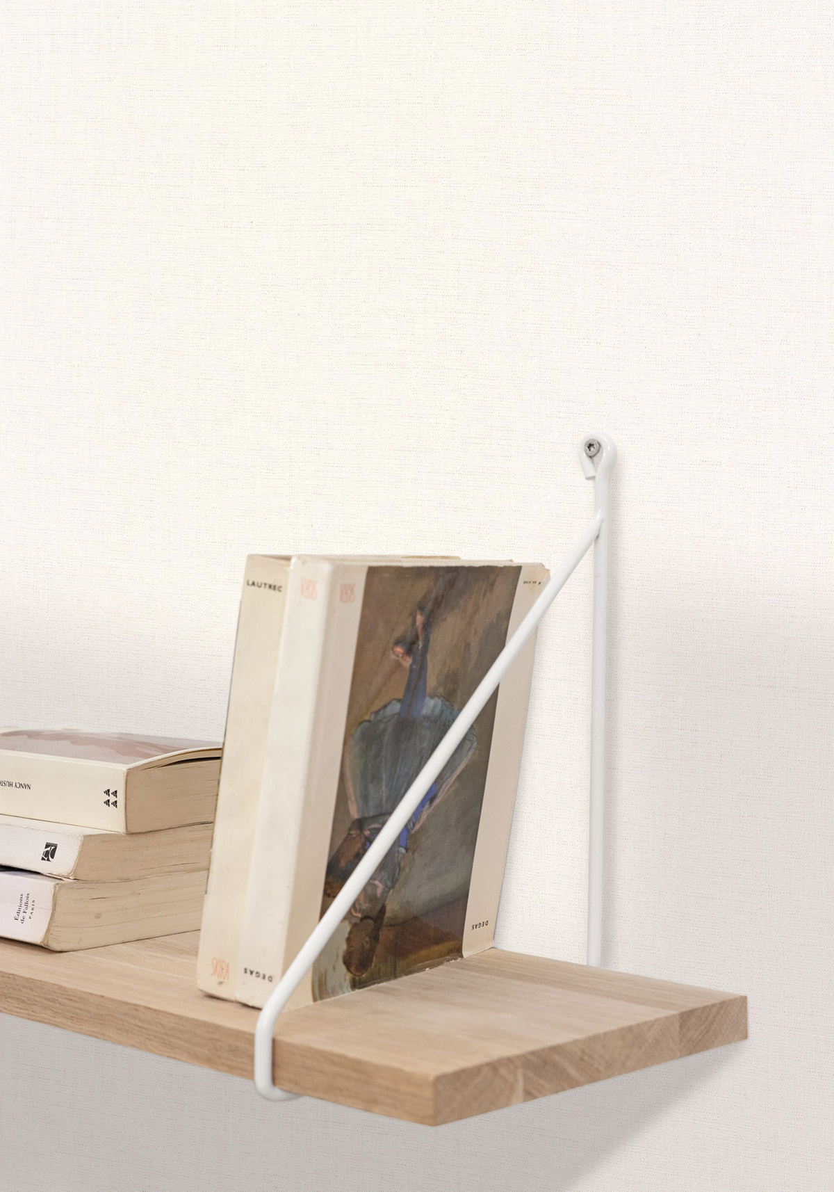 Papier peint Faux Uni Tissage blanc tourterelle - Reliefs de Casélio | Réf. RLF103227000