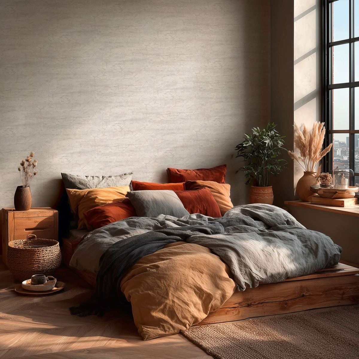 Papier peint Pierre Brute Minéral blanc cassé - Vibes & Styles d'A.S. Création | Réf. AS-791996