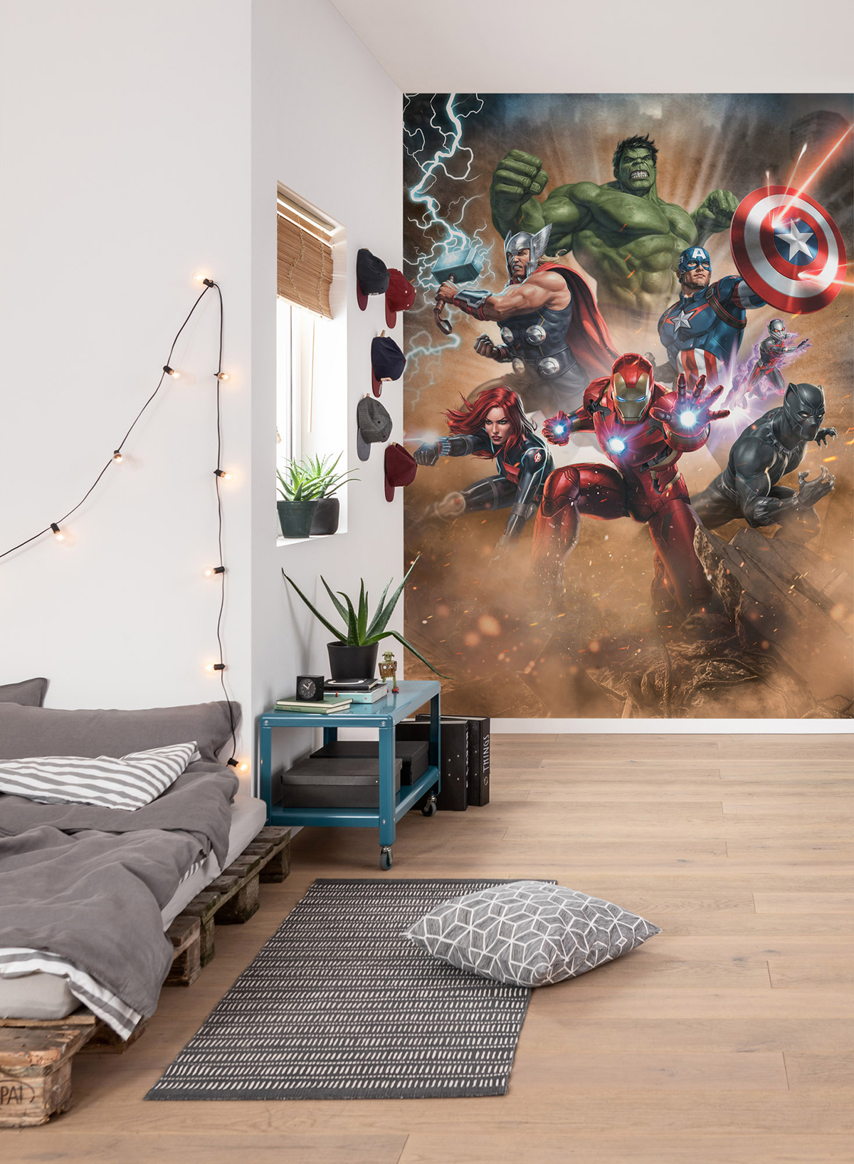 Papier peint panoramique Avengers Super-pouvoirs - Papier Peint Komar Into Adventure