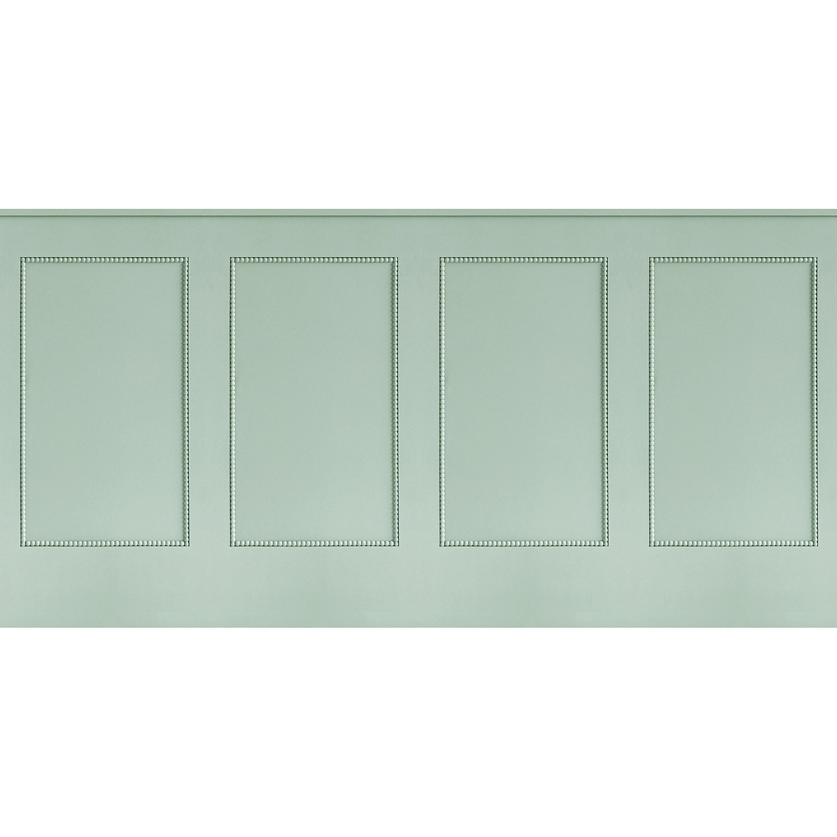 Papier peint Soubassement Moulure S vert amande - Reliefs de Casélio | Réf. RLF106357070