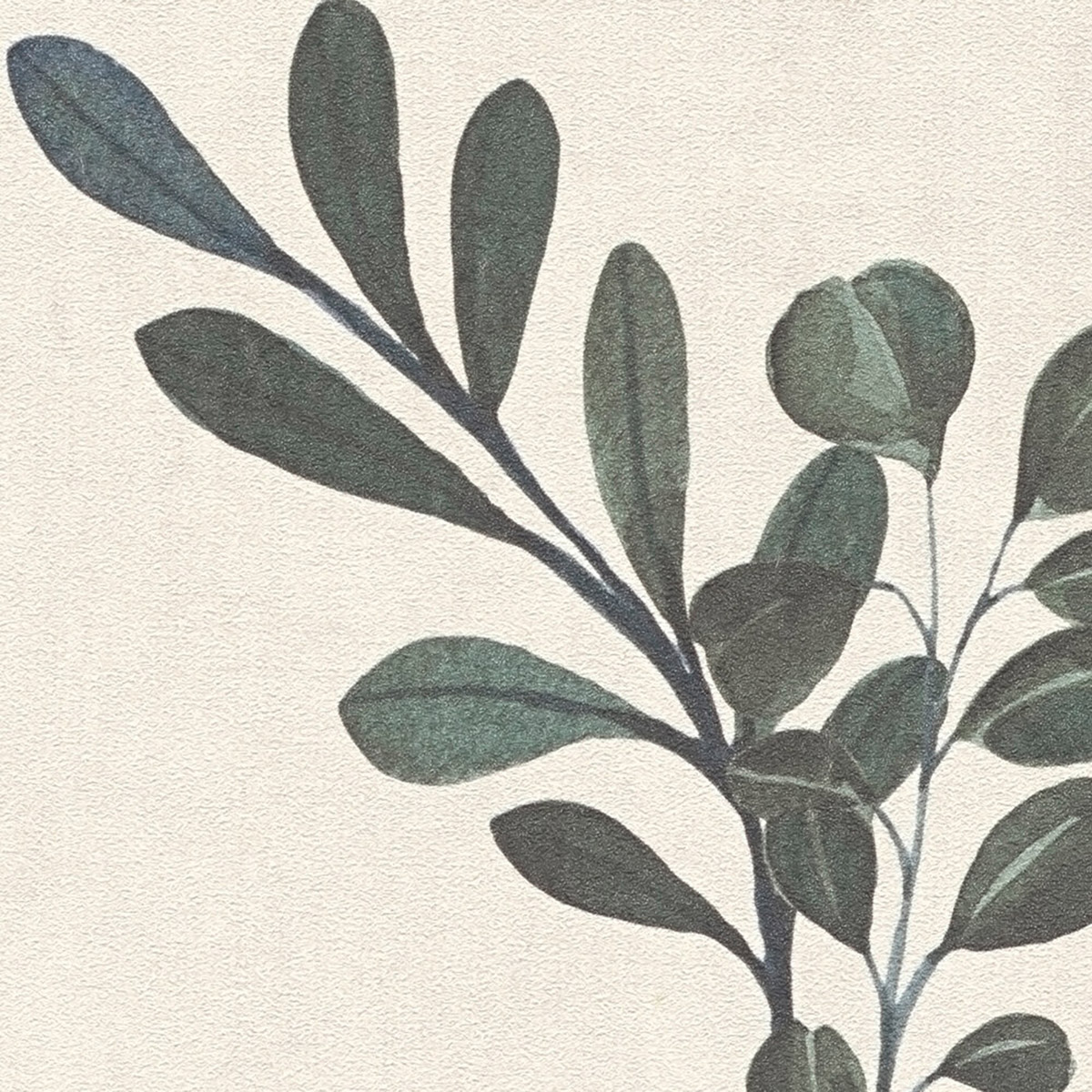 Papier peint Scandinave Feuille vert - Anna D'Andrea d'A.S. Création AMB3| Réf. AS-782211