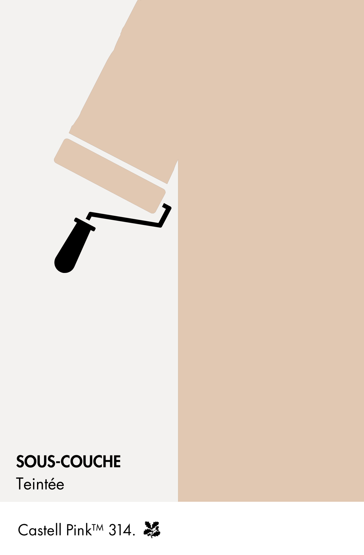 Sous-couche teintée Little Greene Castell Pink n°314