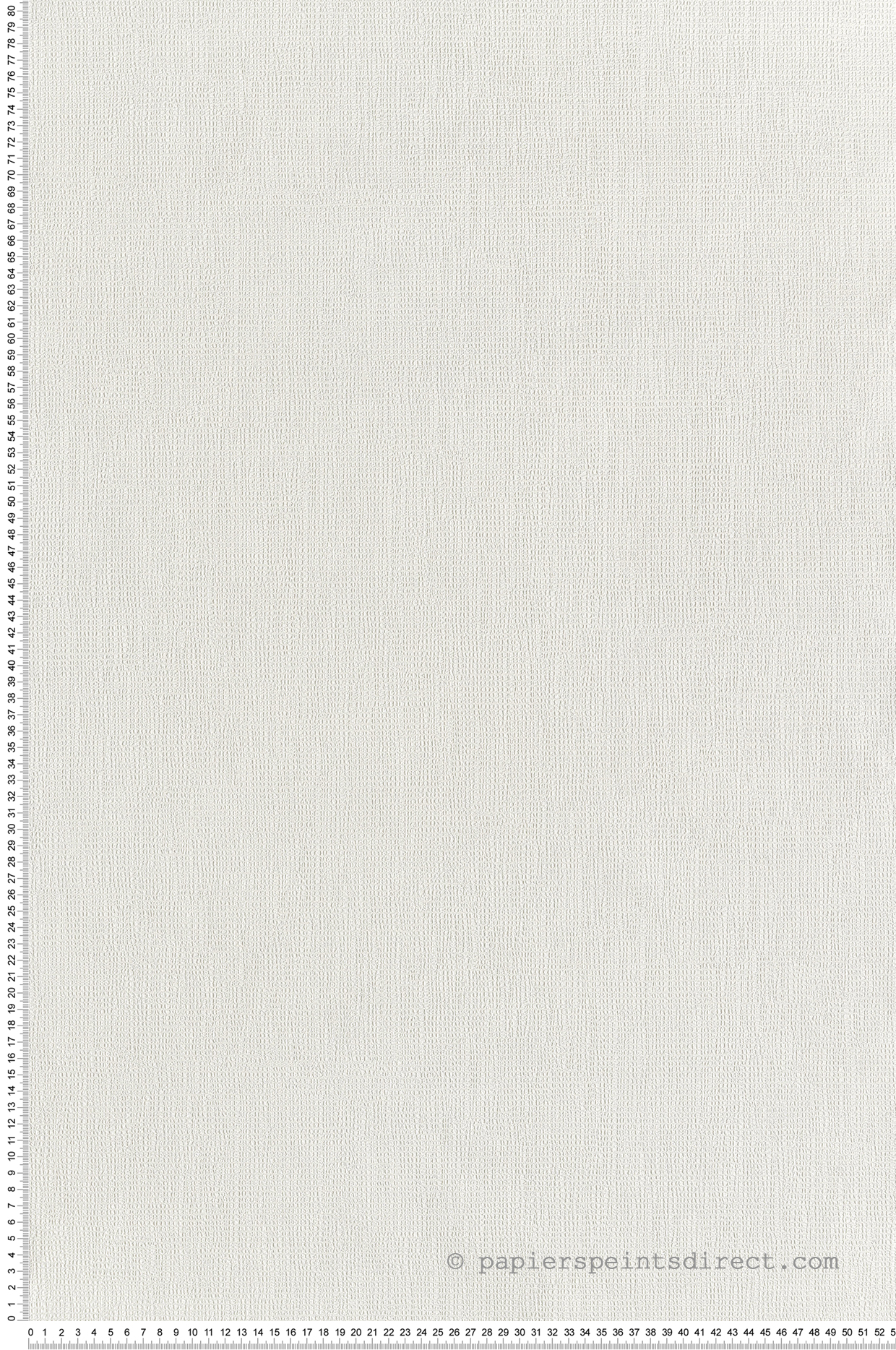 Papier peint Faux Uni Textile blanc crème - Jaipur de Montecolino | Réf. MC-26470