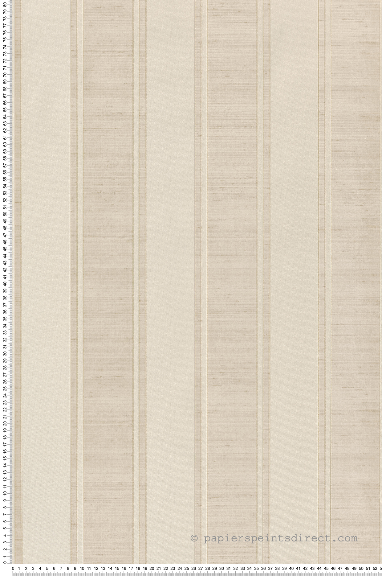 Papier peint Rayure Vintage Texturé beige camomille - Opera de Montecolino | Réf. MC-OP33363