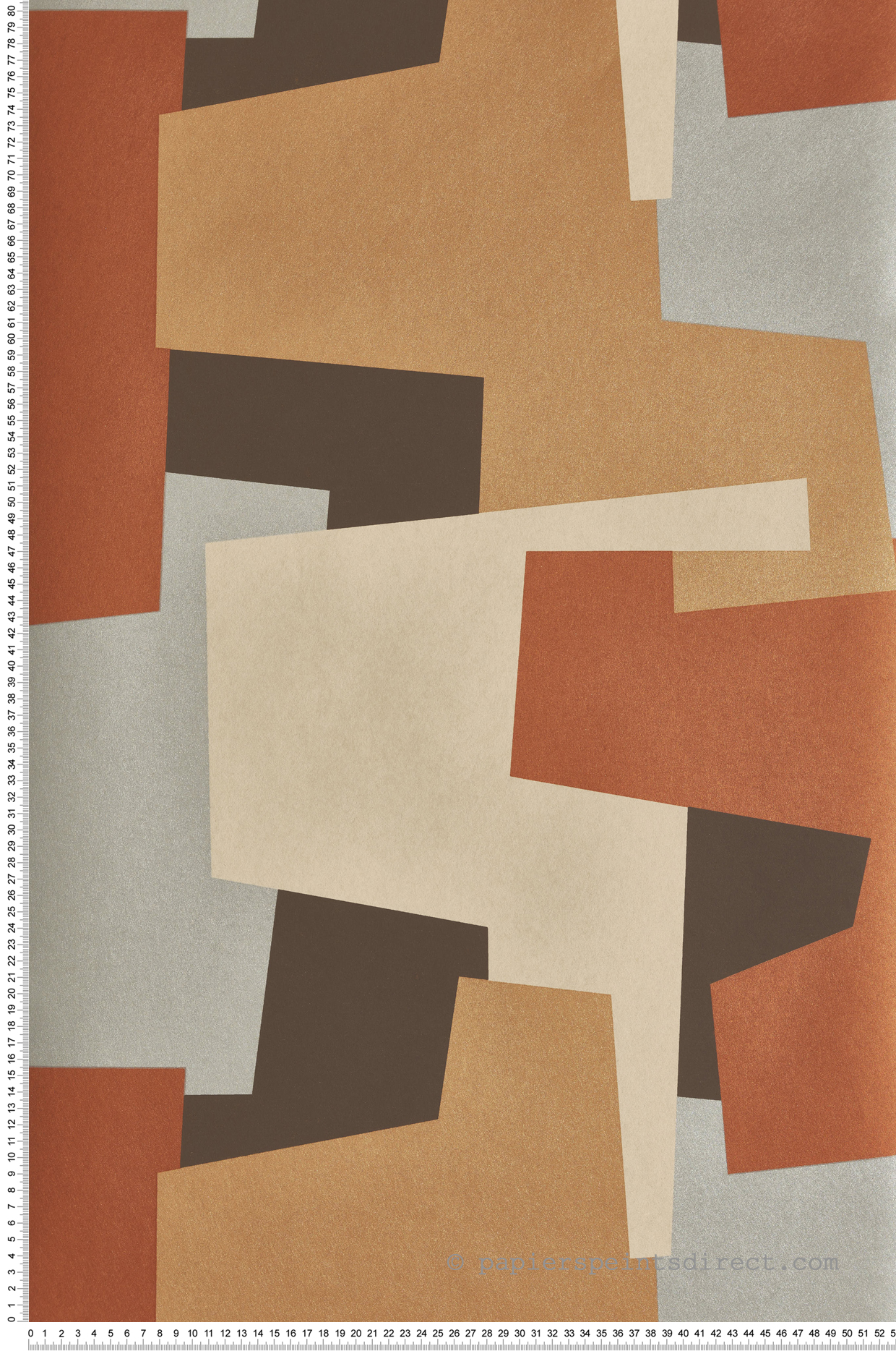 Papier peint Forme Graphique bleu céleste métallisé - Color Game de Casadéco | Réf. GAME200603223