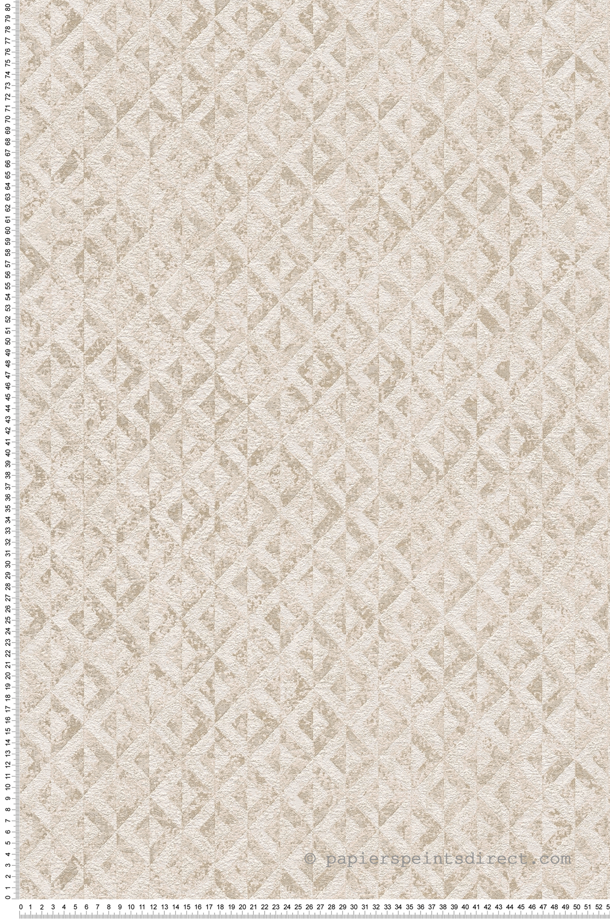 Papier peint Triangle Damasse coton doré - Jade 2 d'A.S. Création | Réf. AS-395052