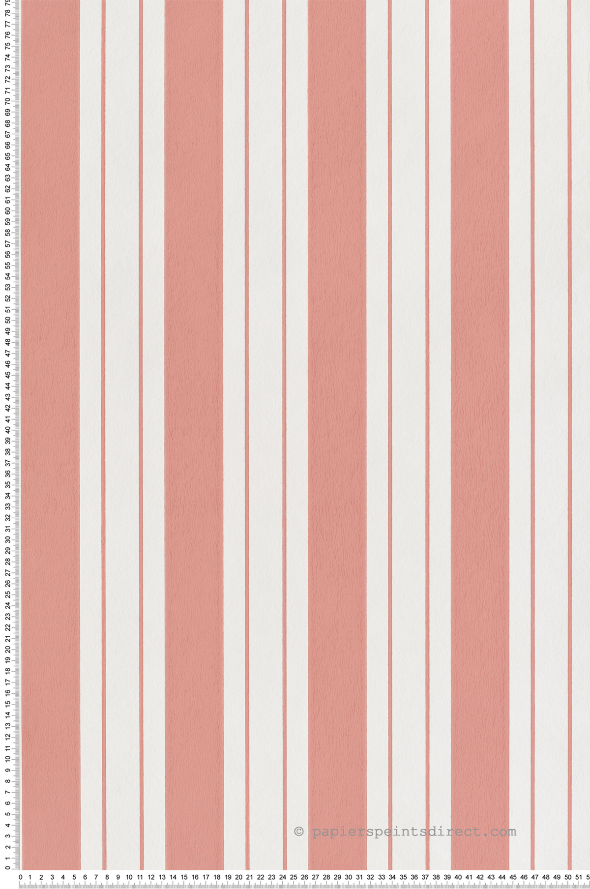 Papier peint Rayure Bateau Ligorio pamplemousse - Alberti d'Osborne & Little | Réf. OSB-W7981-07