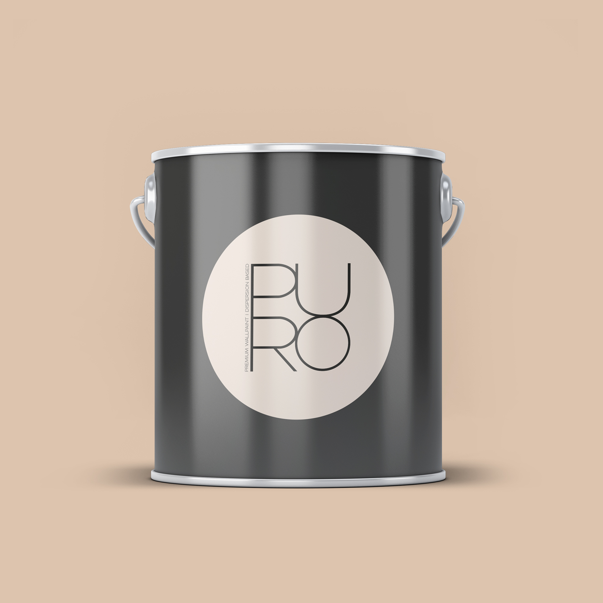 Image d'un pot de 2,5 litres de peinture Puro beige sandy beige  - c7024