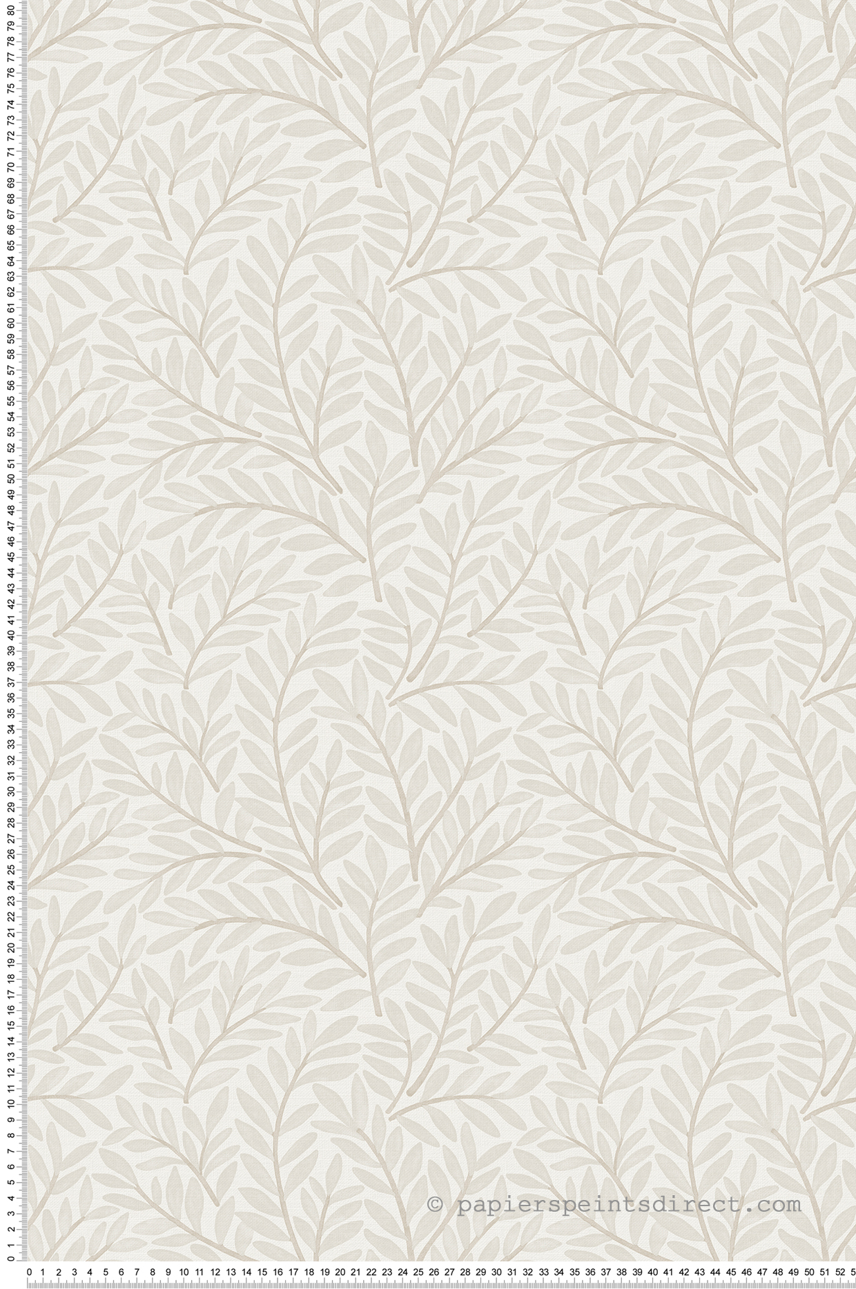 Papier peint Rameau Olivier gris - Aristide de Lutèce | Réf. LTC-3855-2