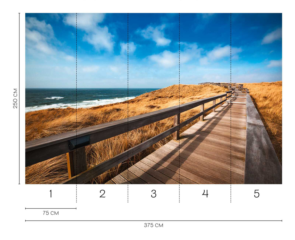 Papier peint panoramique Paysage Dune Océan - Wall Love d'A.S. Création REGLE | Réf. DD129572