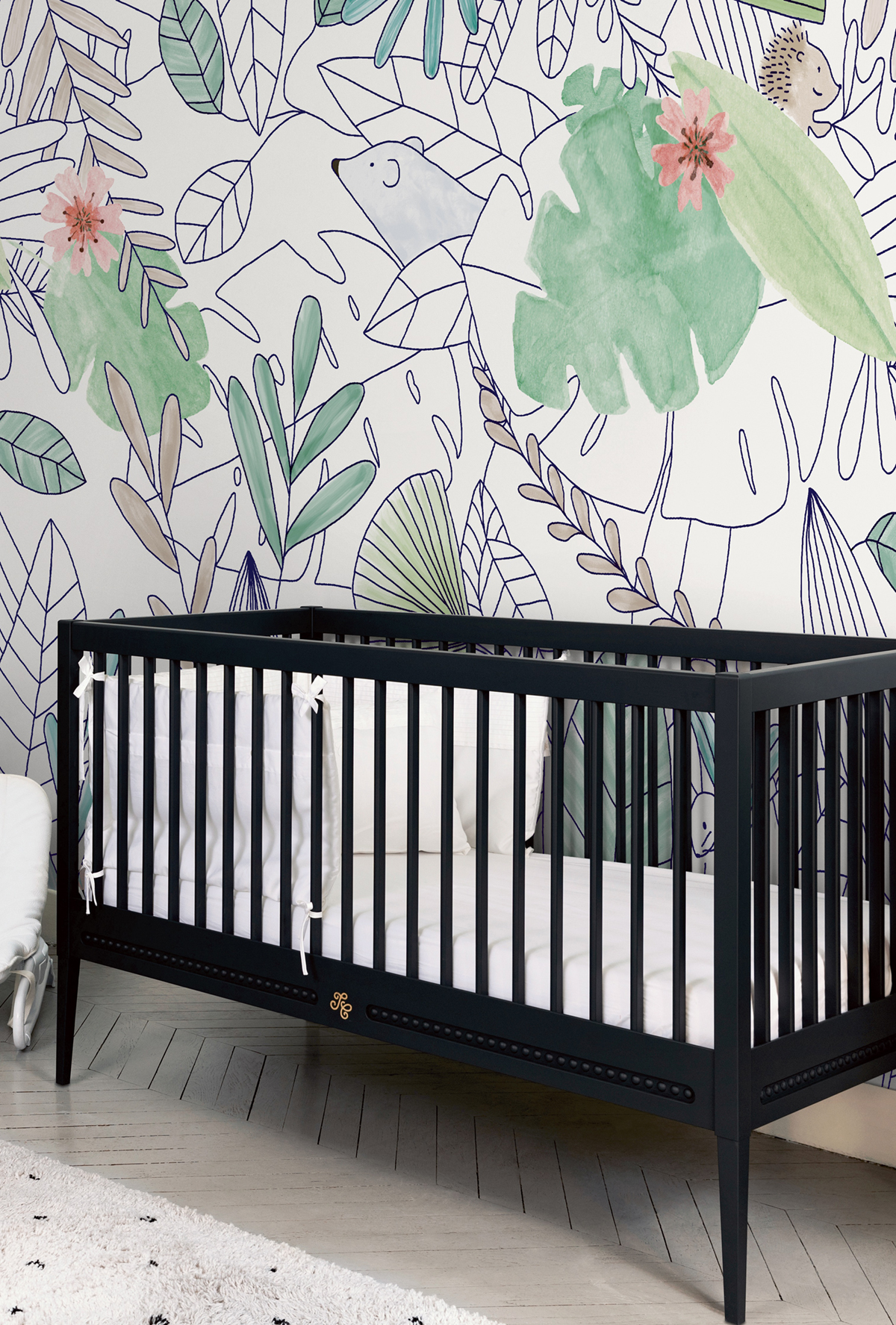 Papier peint Panoramique Animaux Forêt Tropicale - Tartine & Chocolat de Lutèce | Réf. LTC-27230104