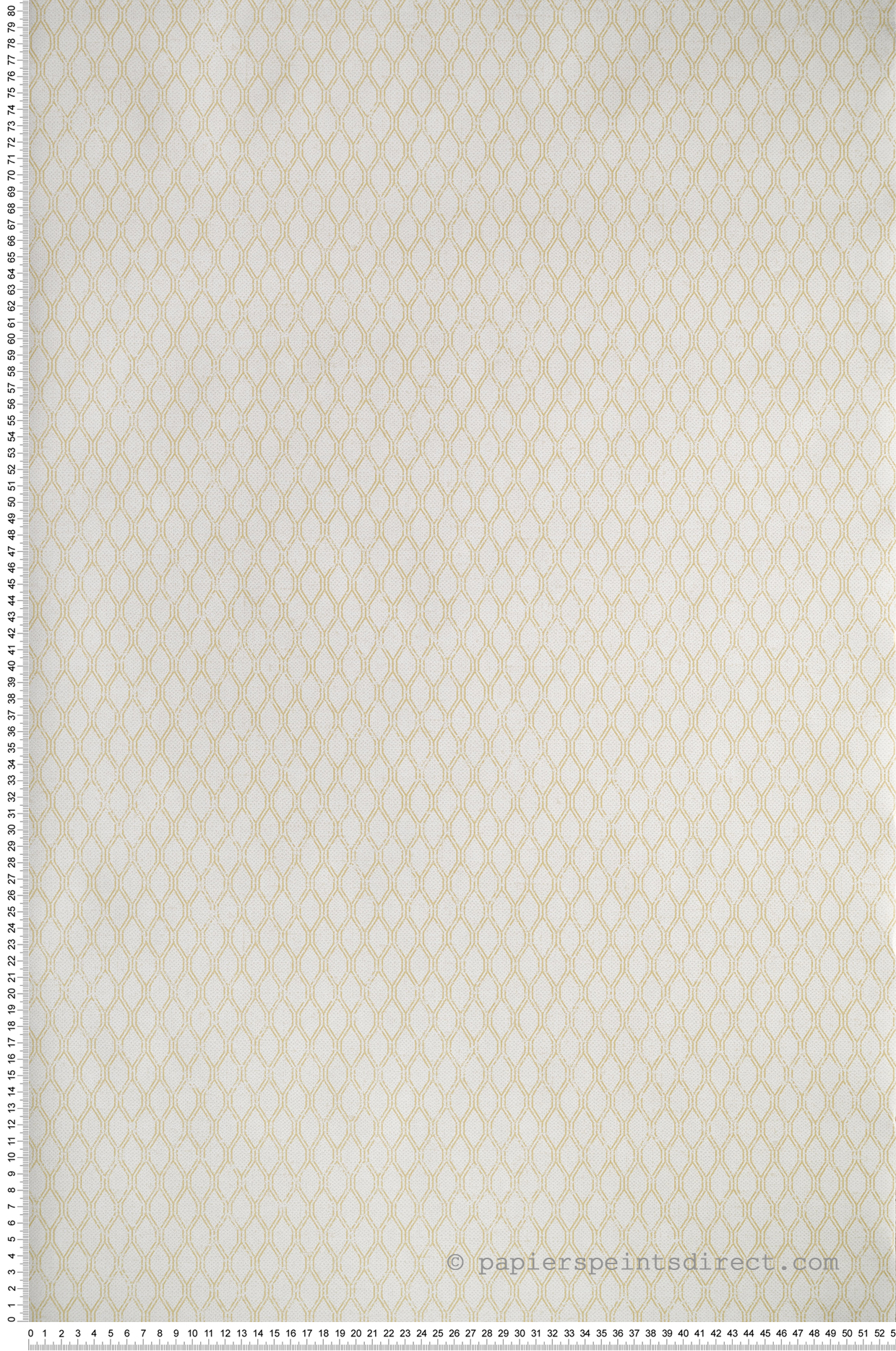 Papier peint Alvéole Graphique jaune beige - Mini Prints de Lutèce | Réf. LTC-G56658