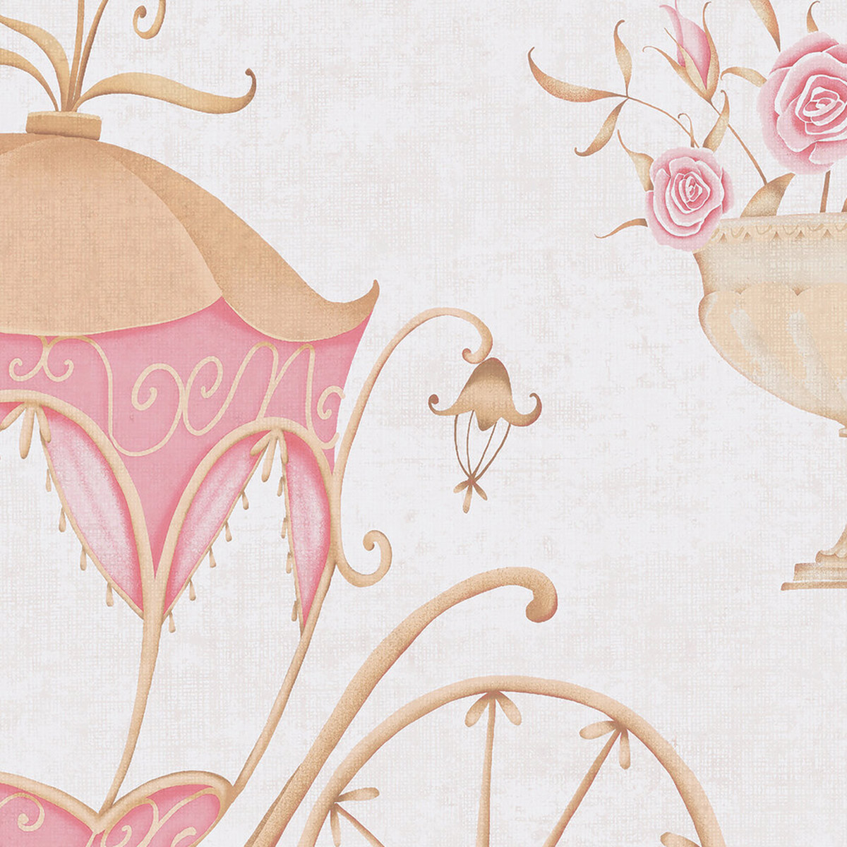 Papier peint Princesse Féérie rose - Lilly & Luis d'A.S. Création AMB6 | Réf. AS-771301