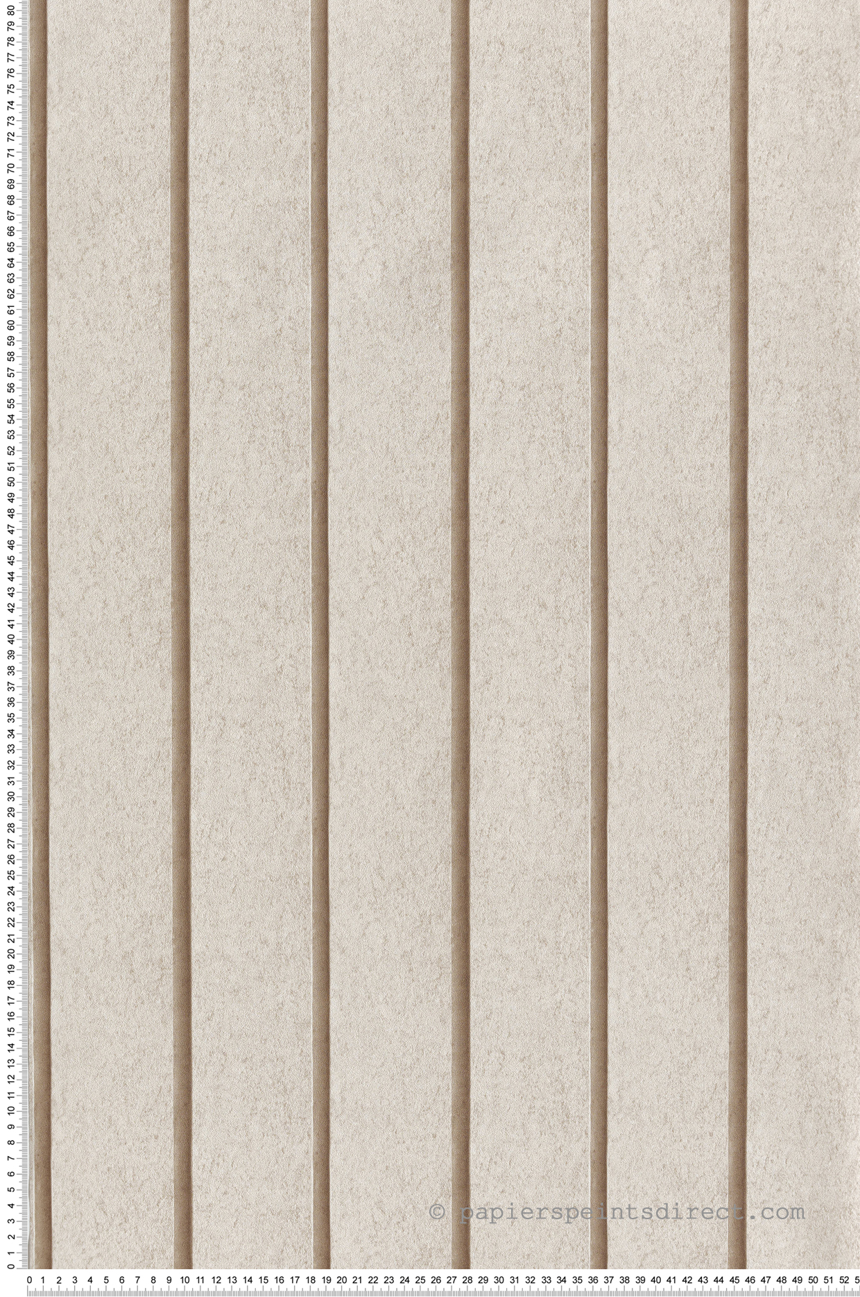 Papier Peint Béton Rayure Aria beige - Illusion d'Ugépa | Réf. UGP-M89707