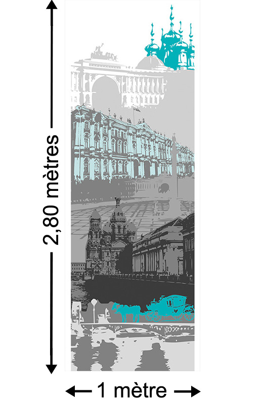 St.Petersbourg - Papier peint lé unique