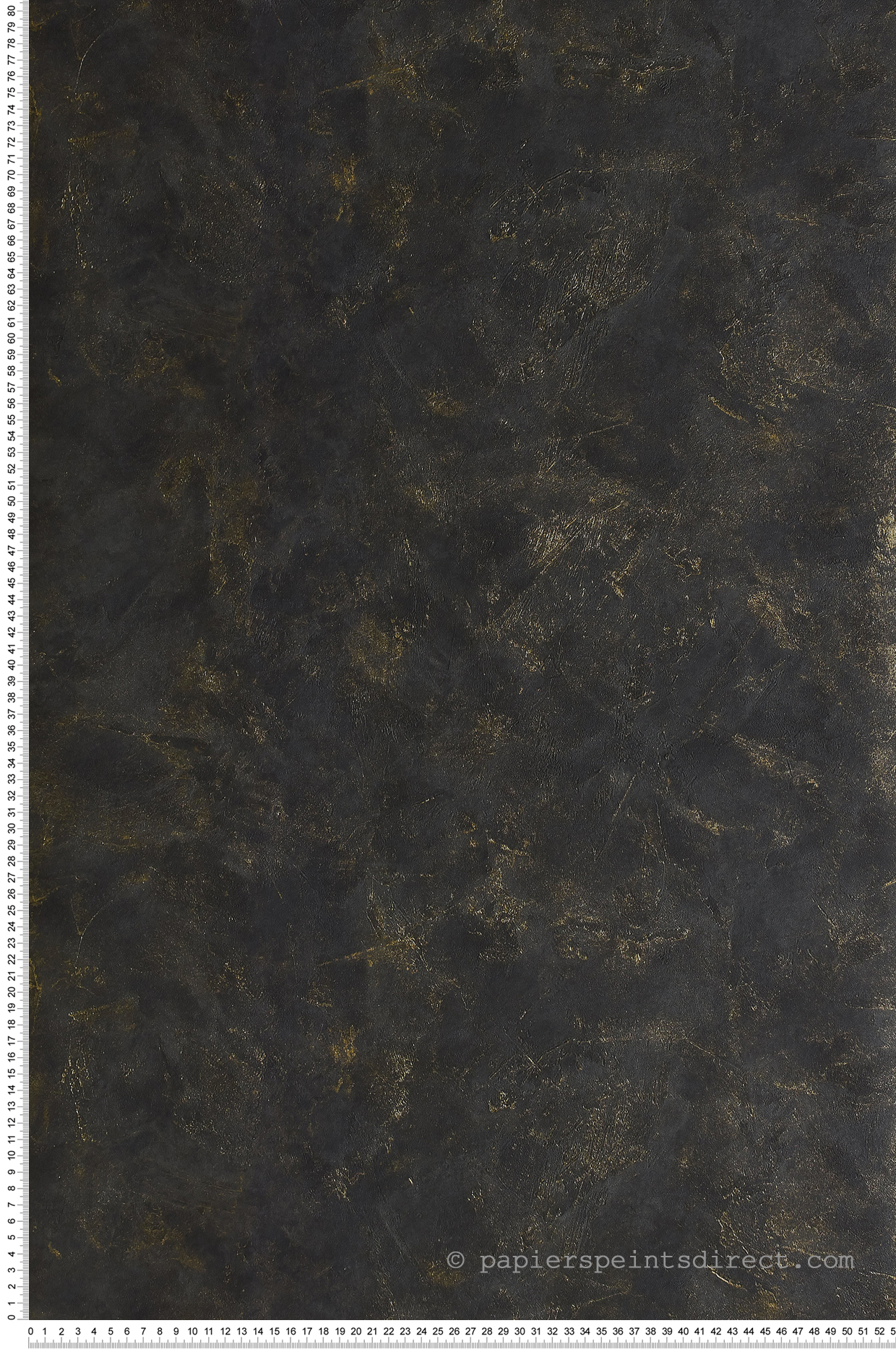 Papier peint Effet béton noir or- Patine de Casélio | Réf. PAI100229998