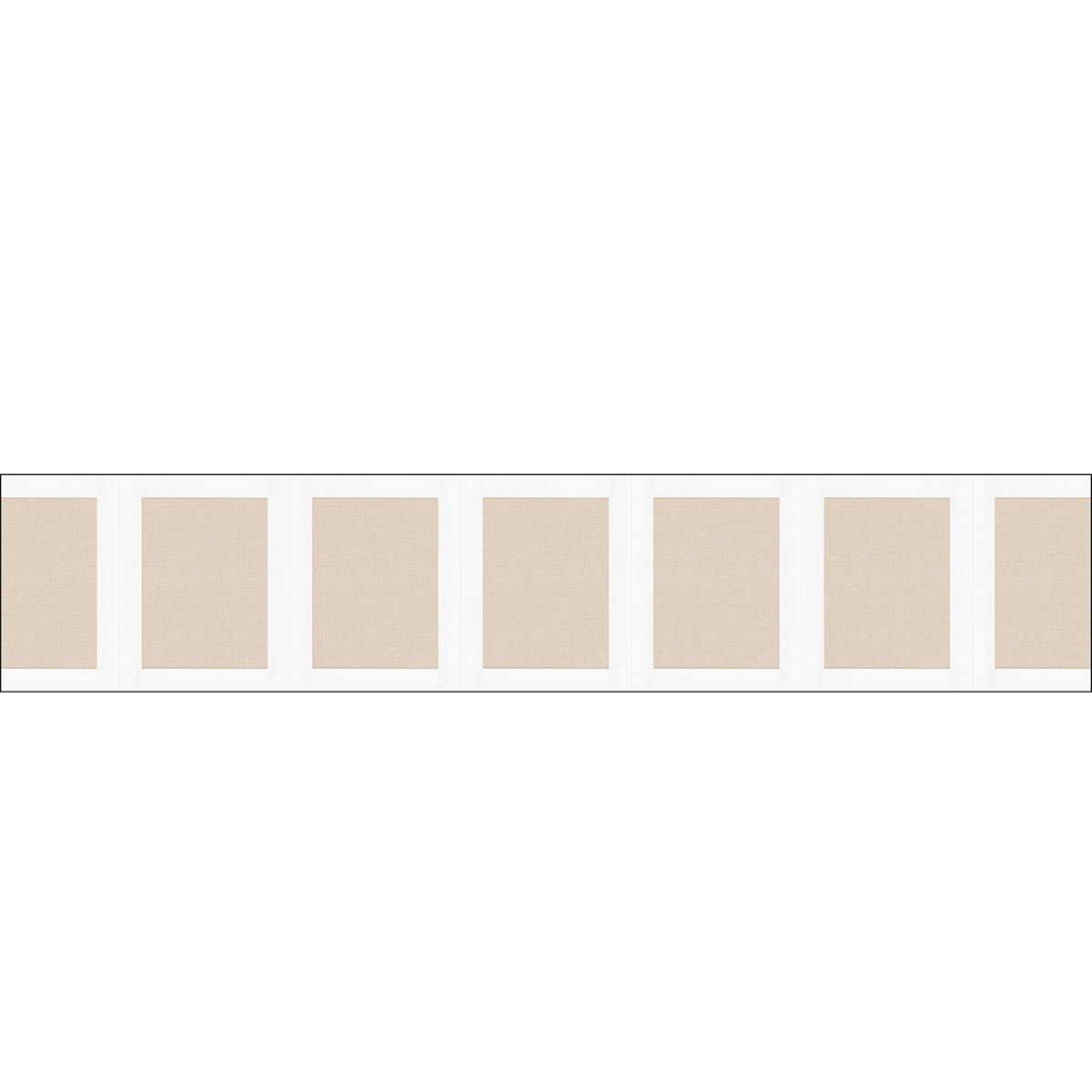 Papier peint Soubassement Jute M blanc - Reliefs de Casélio | Réf. RLF105230000