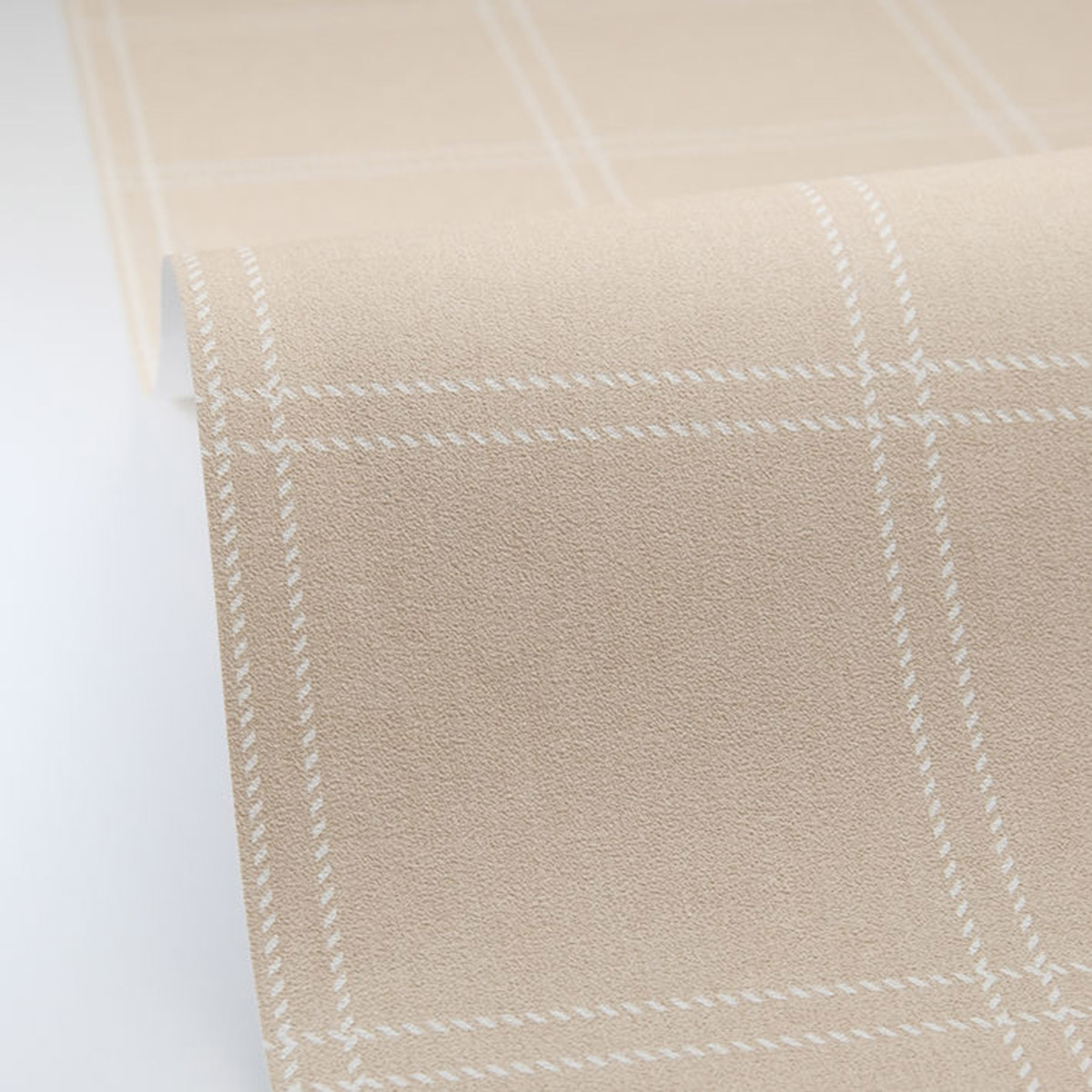 Papier peint Tartan Lines beige - Line Up de Casélio AMBV | Réf. LNP106751000