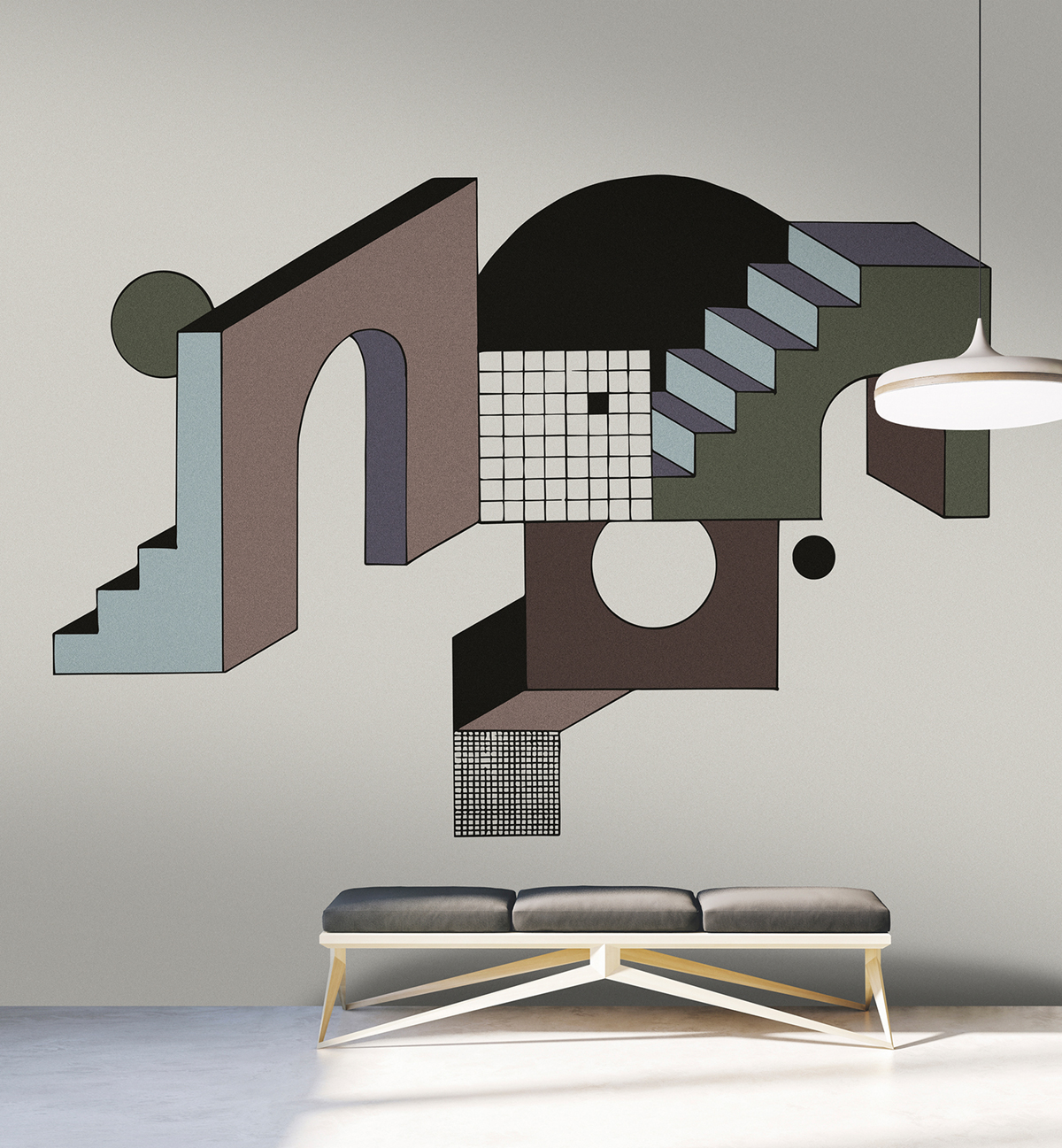 Papier peint panoramique Walls by Patel 3 - Référence DD122816 - Intissé 200g/m2 - 400 x 270 cm