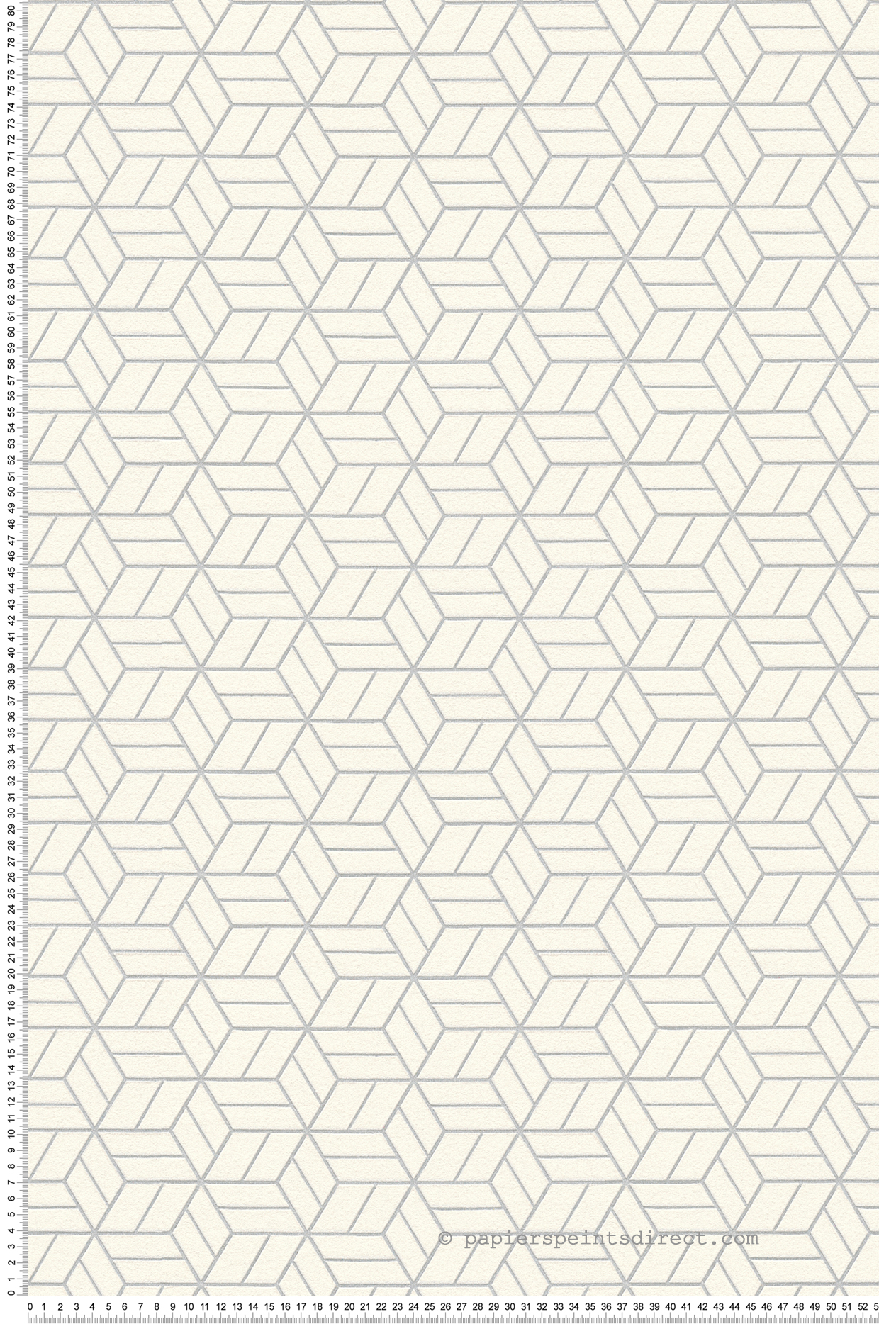 Papier peint 3D Cubes blanc paillettes - Metropolitan Stories d'AS Création | Réf. SP14663