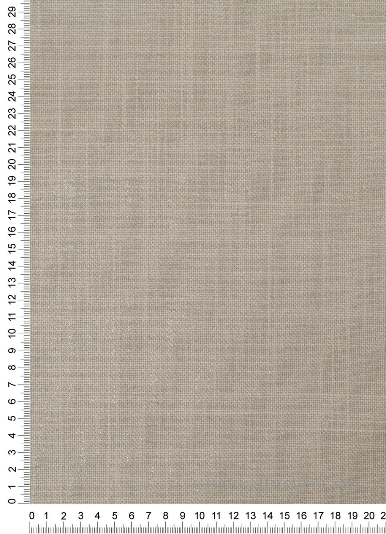 Tissu mural Cretonne beige ficelle métallisé - Textil'In de Montecolino | Réf. MC-TIN215583