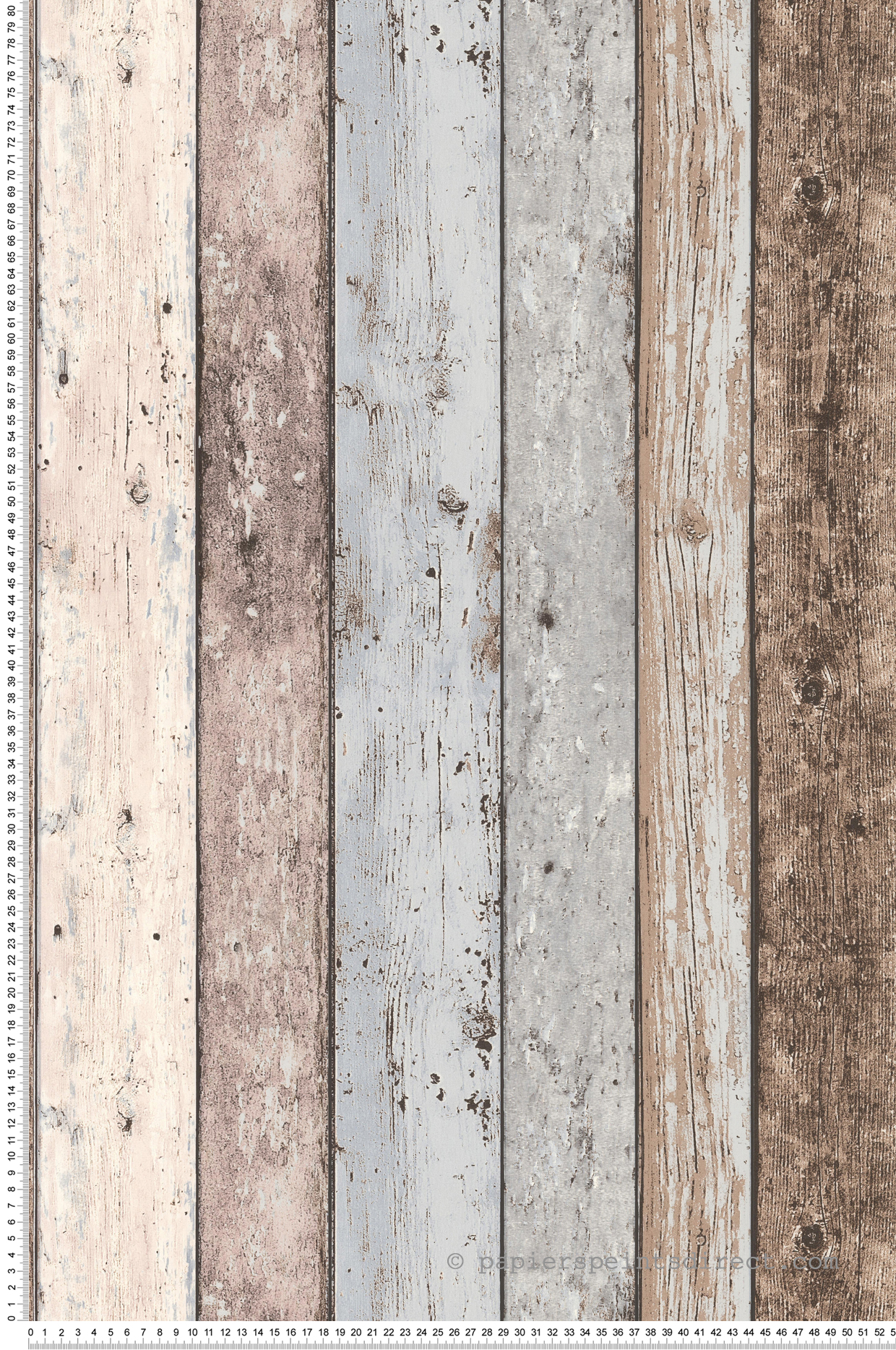 Papier peint Planches Bois bleu gris - Elements 2 d'A.S. Création | Réf. AS-855039