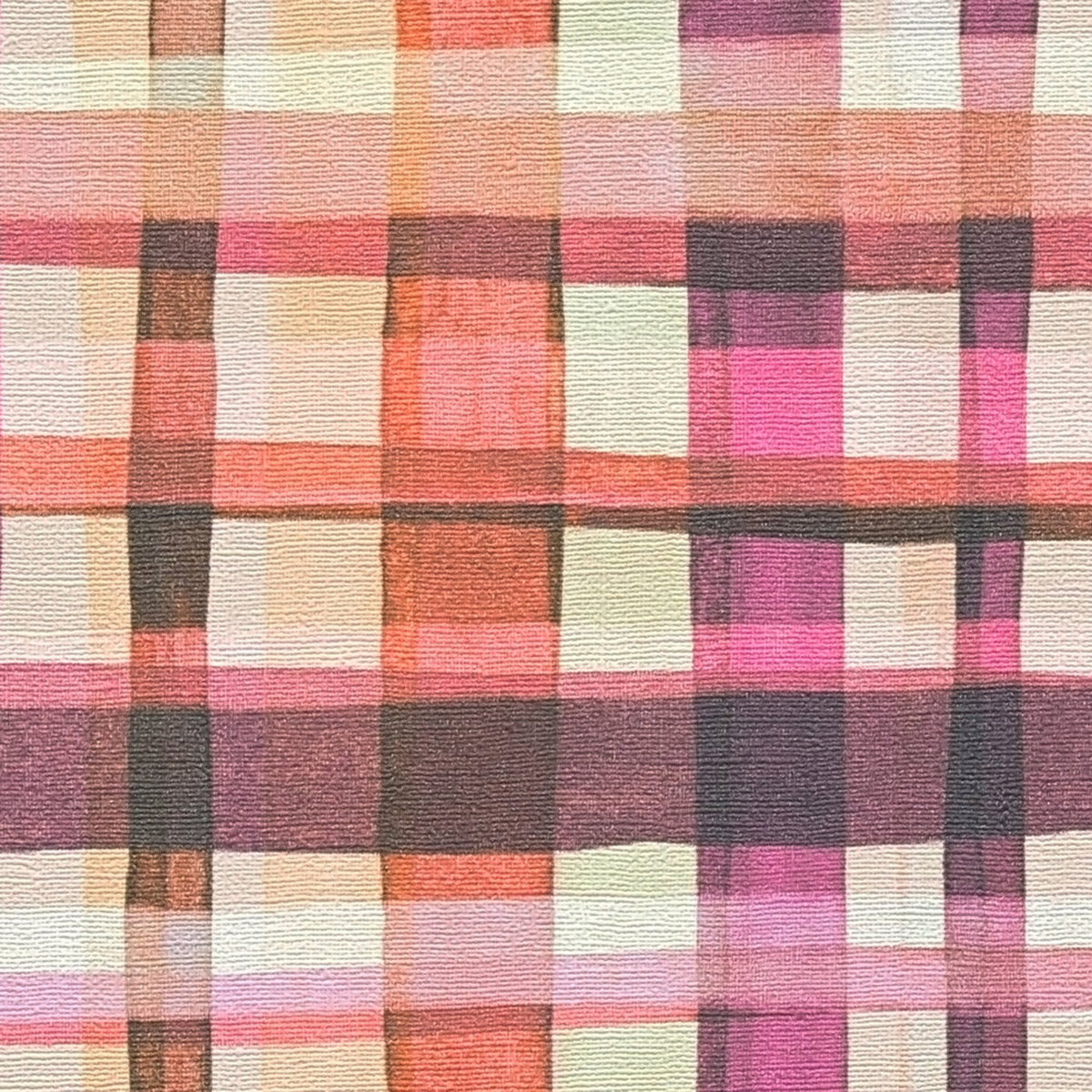 Papier peint Tartan Écossais aubergine - Anna D'Andrea d'A.S. Création AMB3| Réf. AS-782241