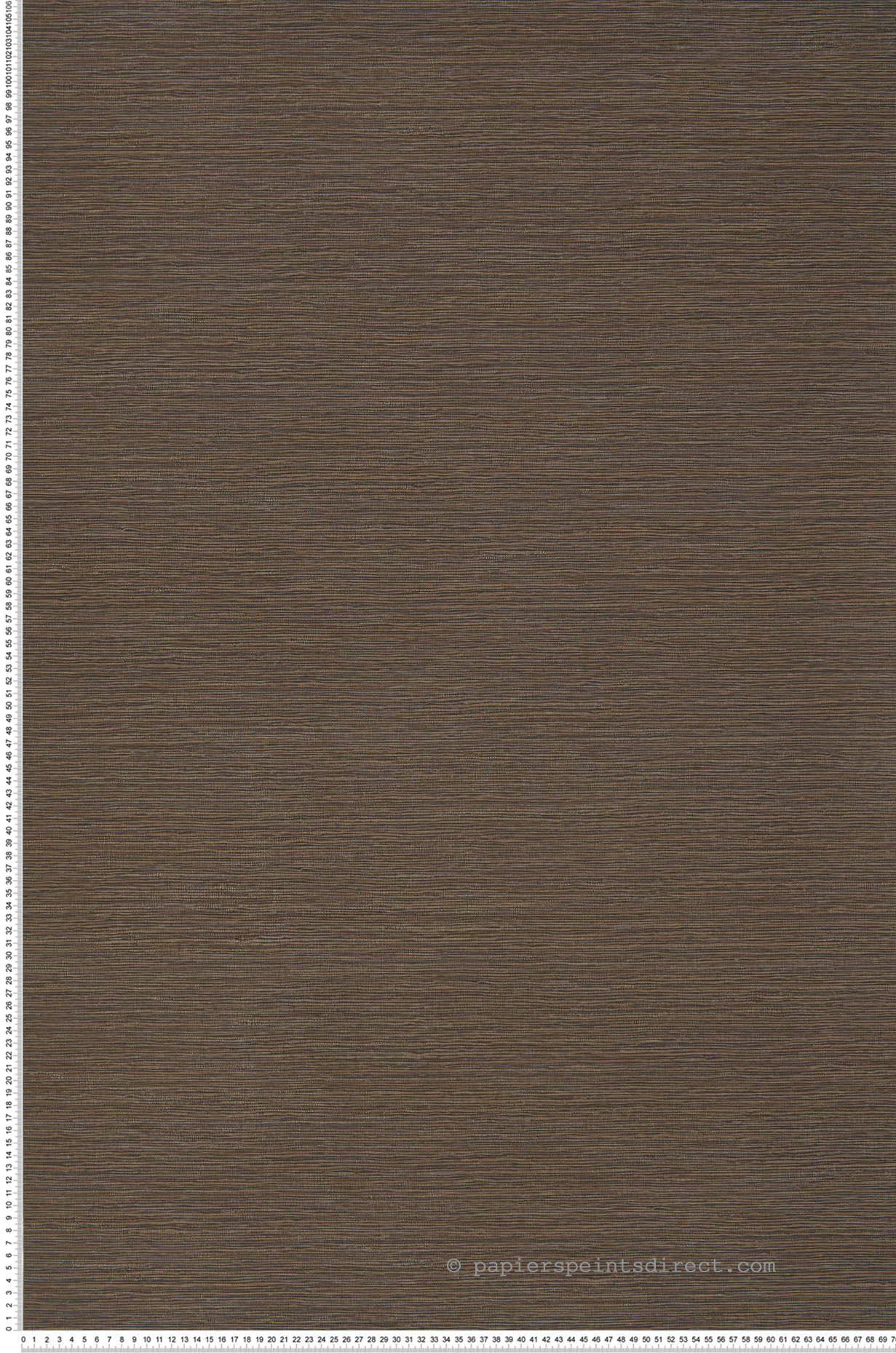 Papier peint Faux Uni Malacca noyer - Manille de Casamance | Réf. CAS-74641018