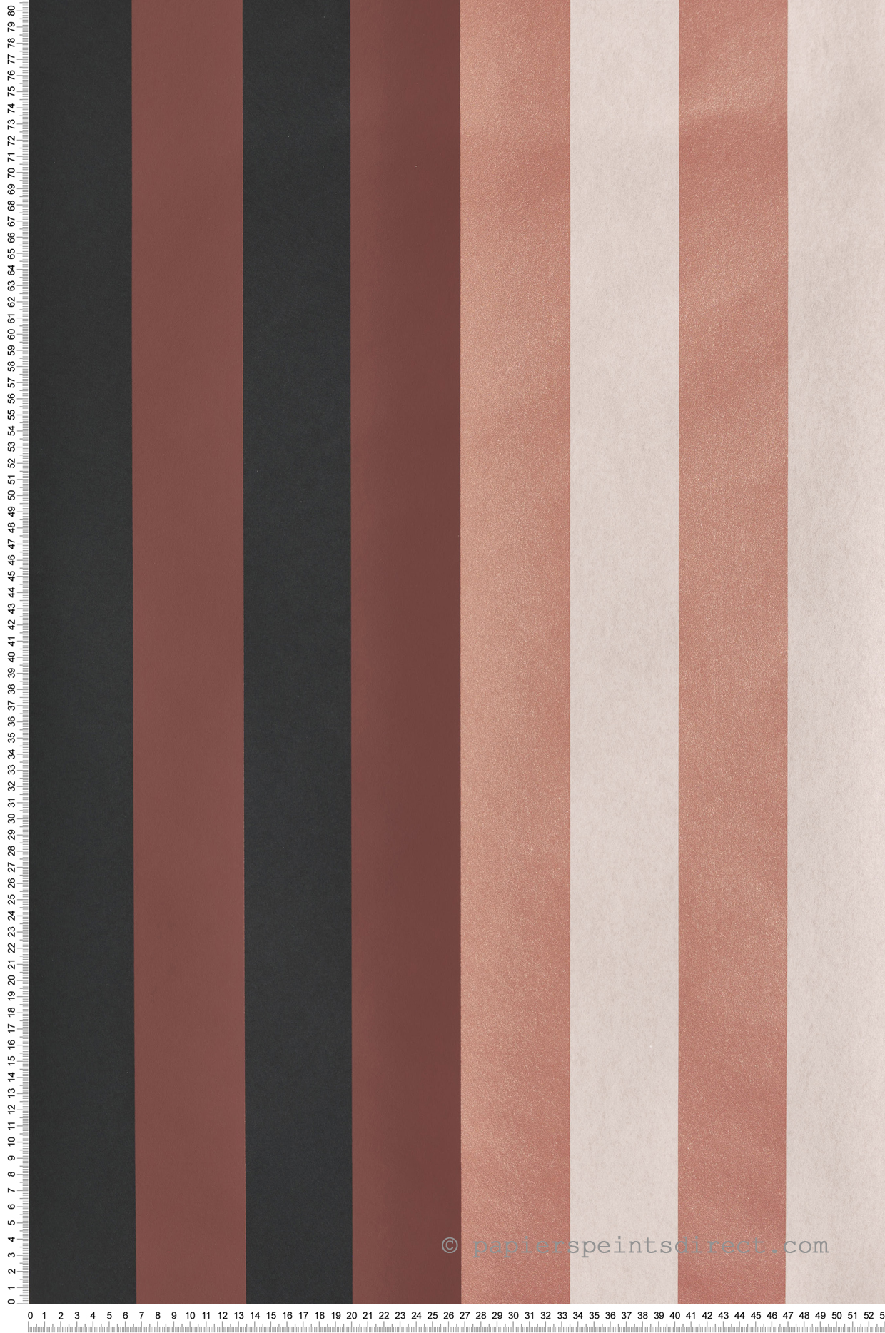 Papier peint Rayure Irisée Infinitus rose métallisé - Romance de Masureel | Réf. MAS-ROM504