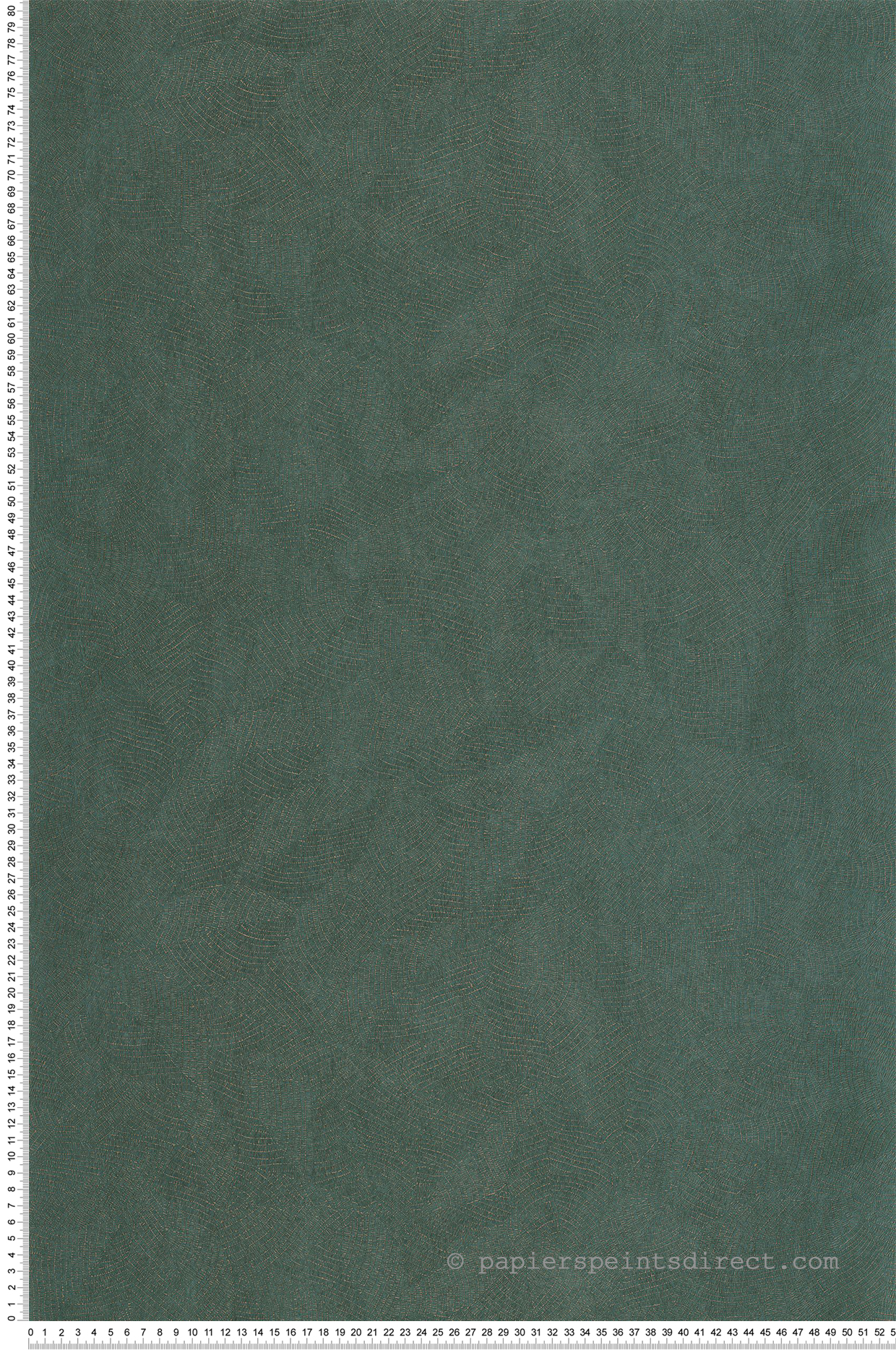 Papier peint Matière Feuille Masaya bleu paon cuivré - Riverside 4 de Casadéco | Réf. RIVI86426345