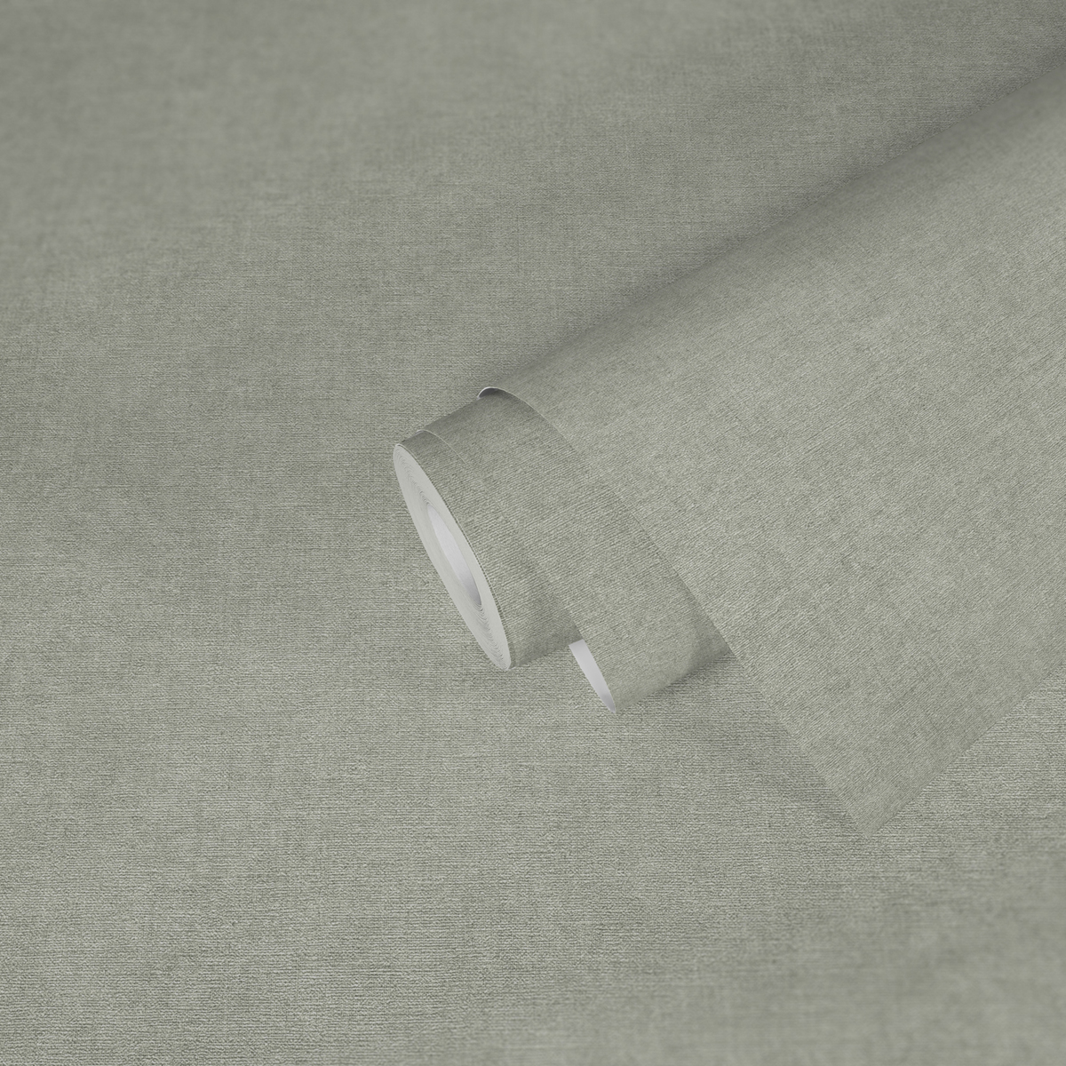 Papier peint Uni Nuancé Toile vert de gris - Smart Surfaces d'A.S. Création AMB4| Réf. AS-395658