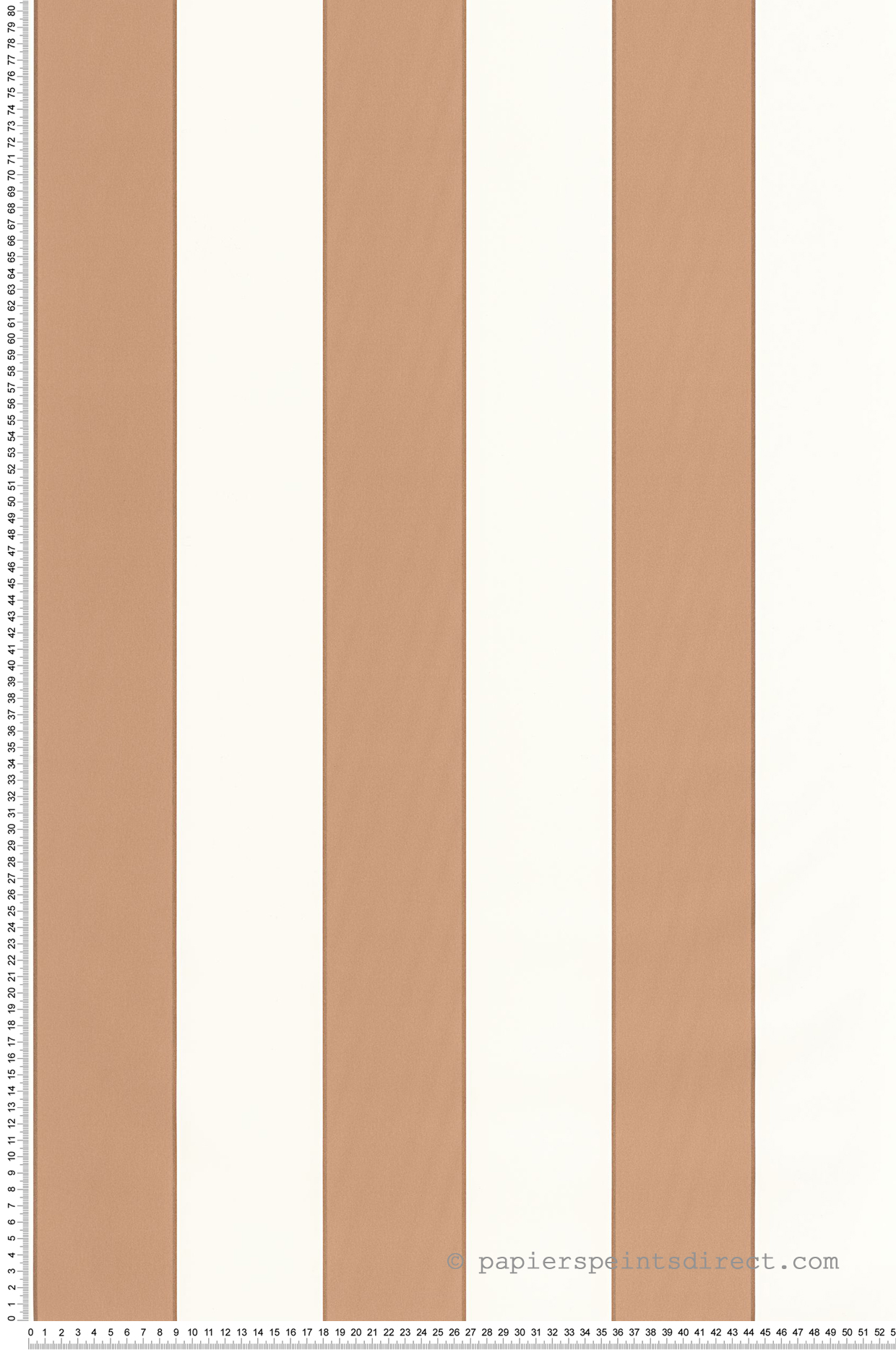 Papier peint Rayures Golden Lines terracotta cuivré - Moonlight 2 de Casélio AMB | Réf. MLGT101074044