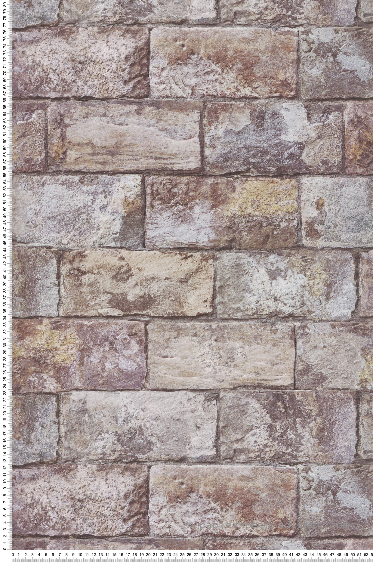 Papier peint Pierre D'Abbaye gris marronné - Reality 4 de Lutèce | Réf. LTC-51220809