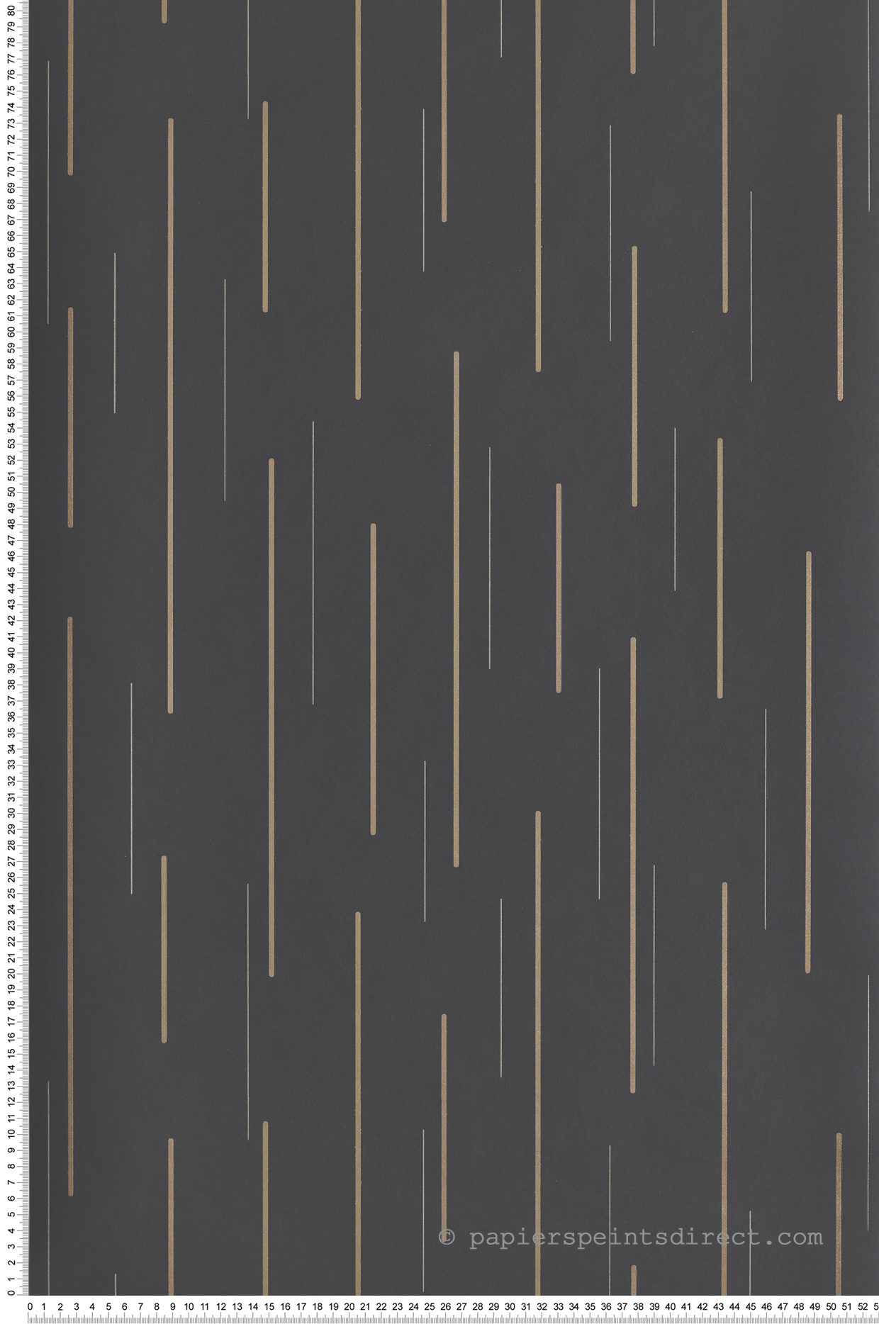 Papier peint Tracé Suspension Métallisé anthracite doré - Alchimie de Casadéco | Réf. ALMI89919078