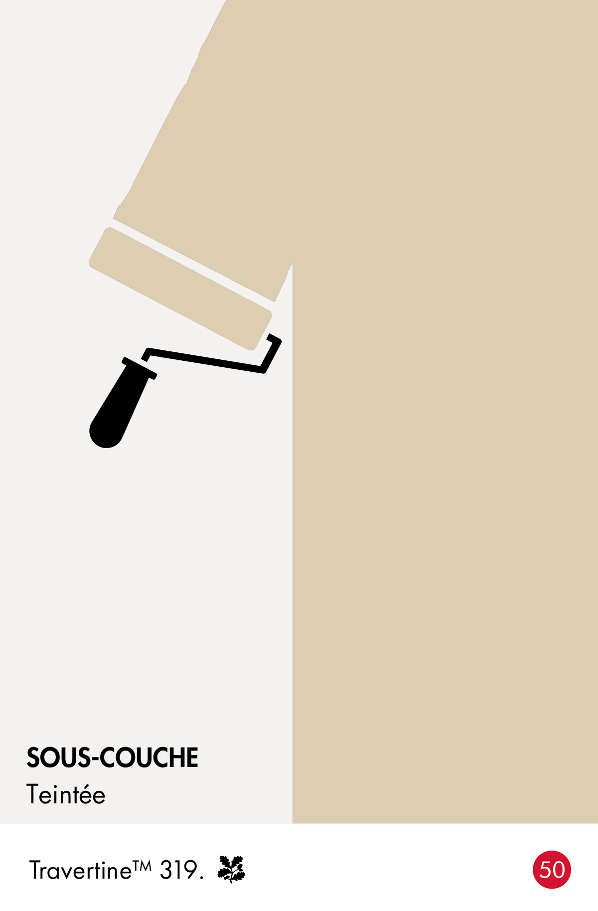 Sous-couche teintée Little Greene Travertine n°319