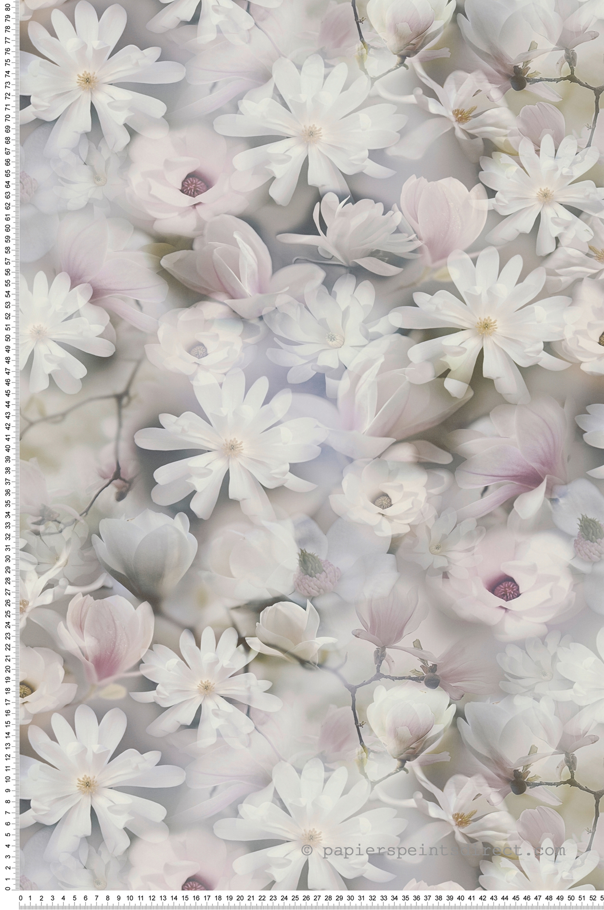 Papier peint Fleurs Finest Blossom violet - Pintwalls d'A.S. Création | Réf. AS-387223