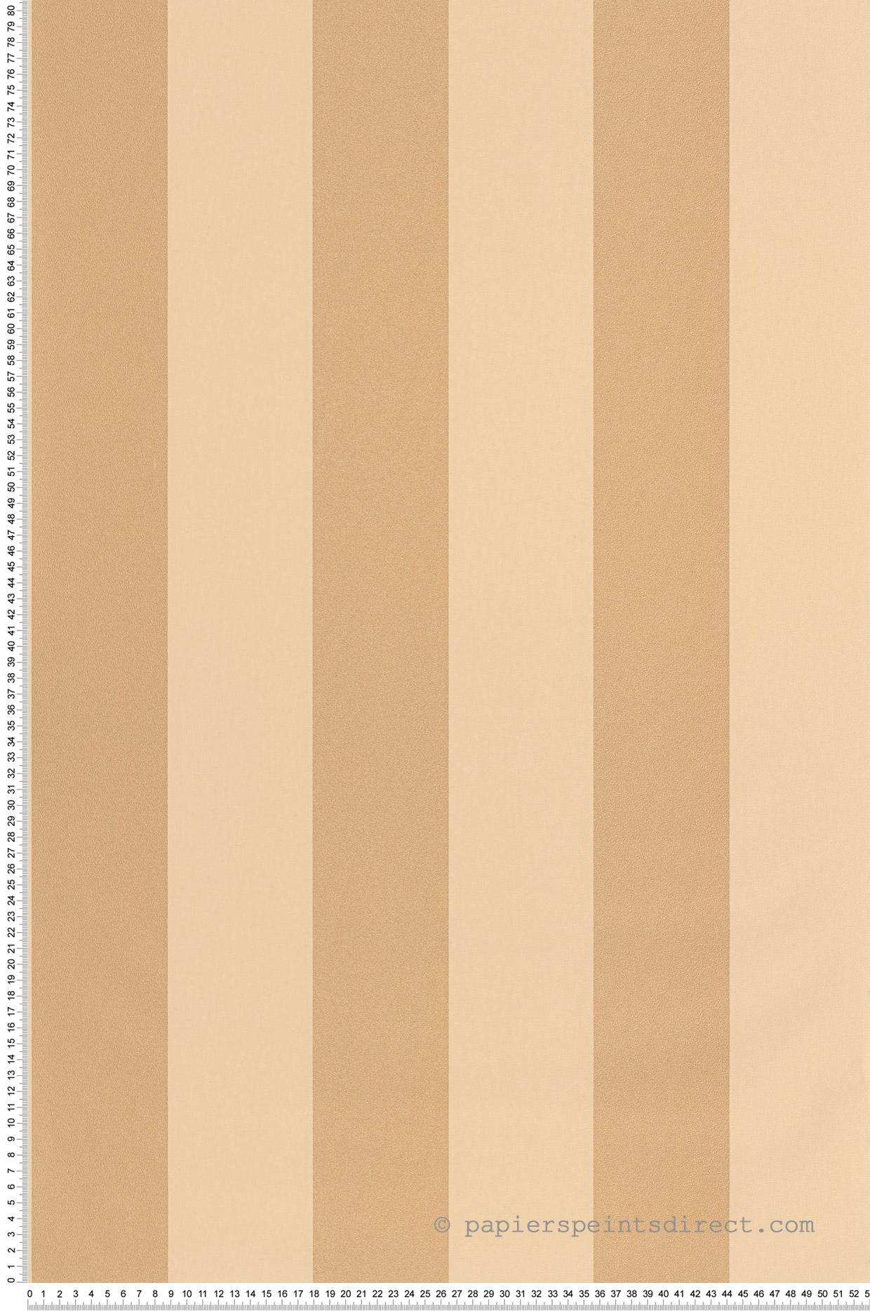 Papier peint Rayures Wide Lines beige coquille doré - Basics de Casélio | Réf. BAI104021180